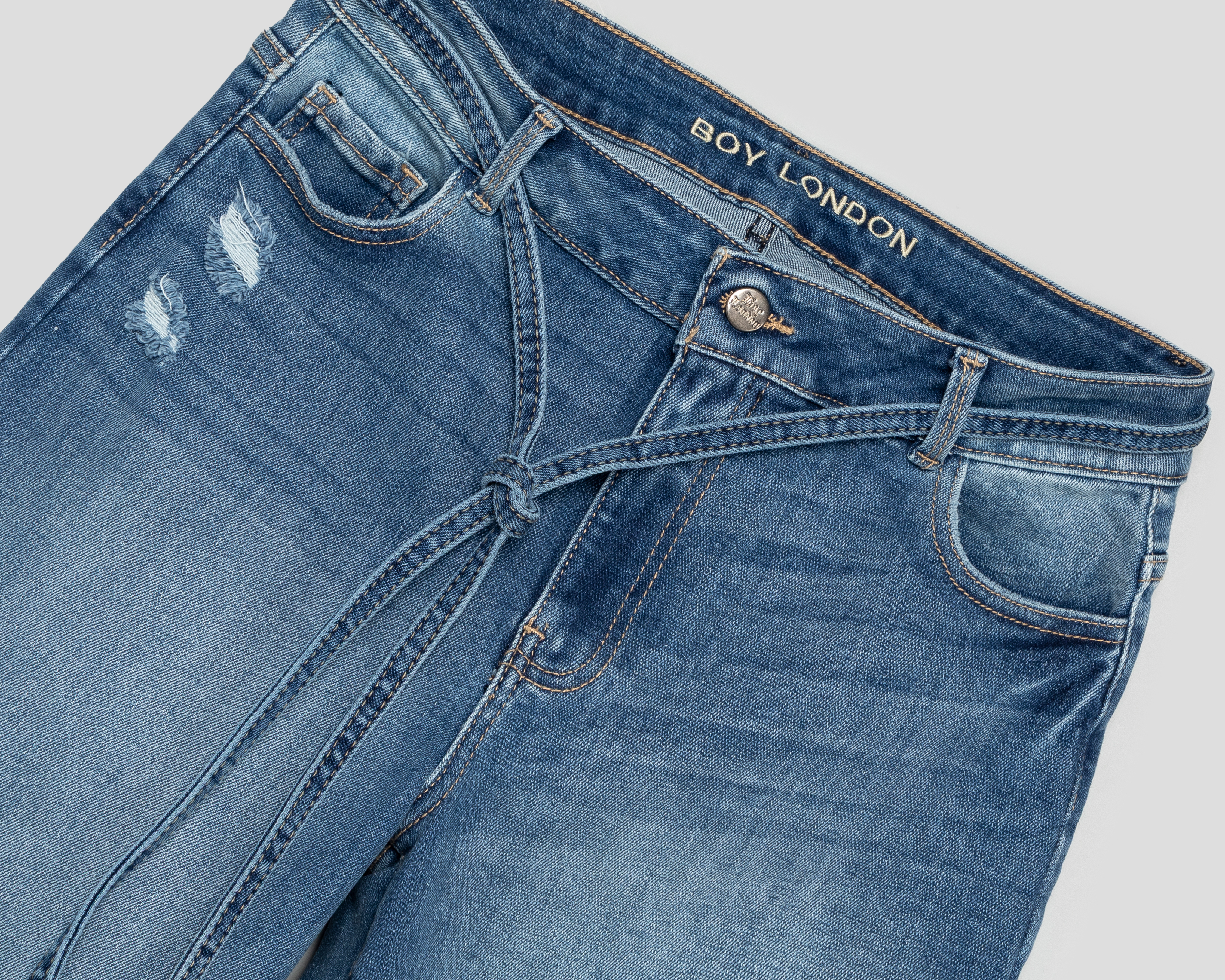 Foto 4 pulgar | Foto 3 | Jeans Wide Leg Boy London para Mujer