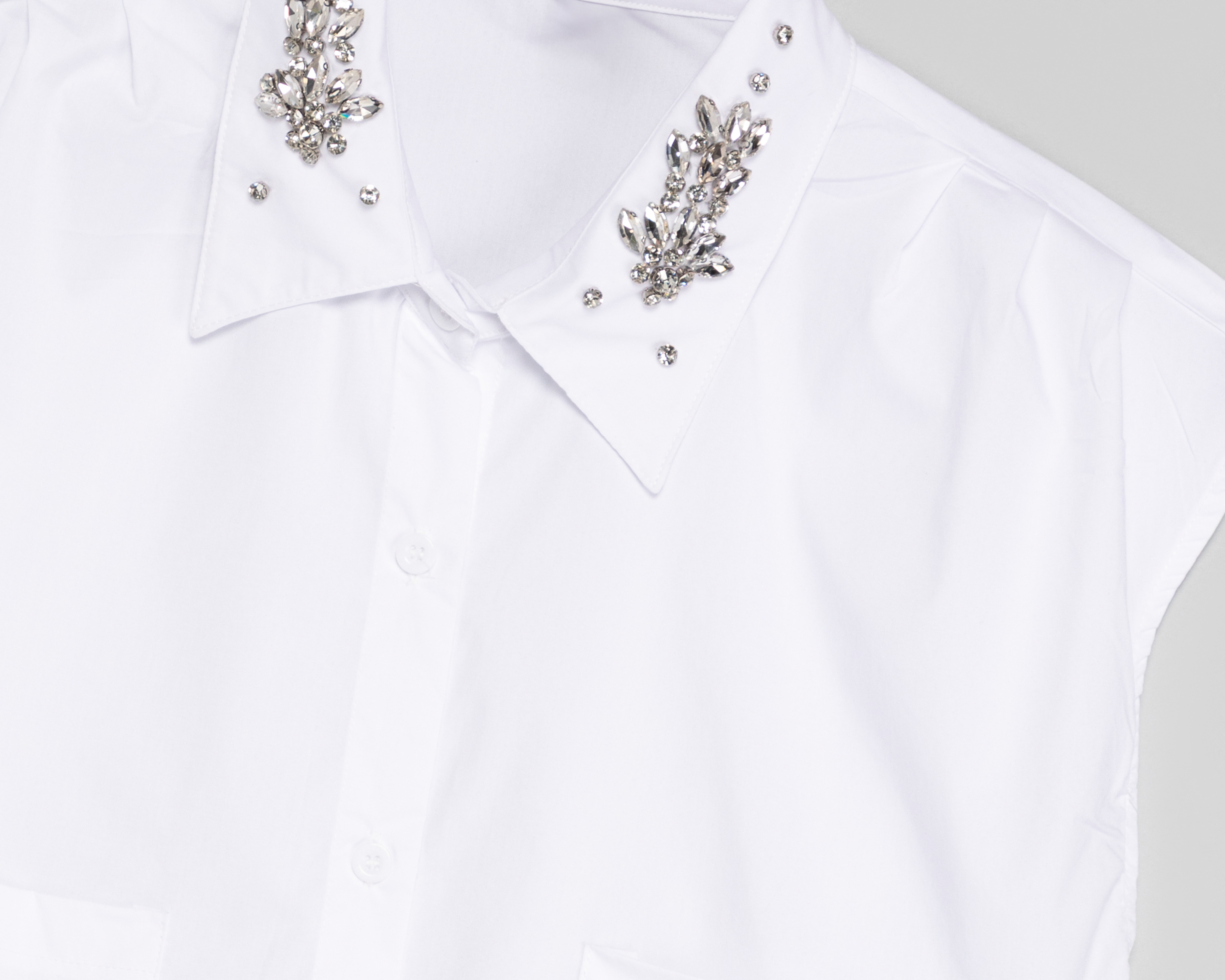 Foto 4 pulgar | Foto 3 | Blusa con Pedrería Forever 21 para Mujer