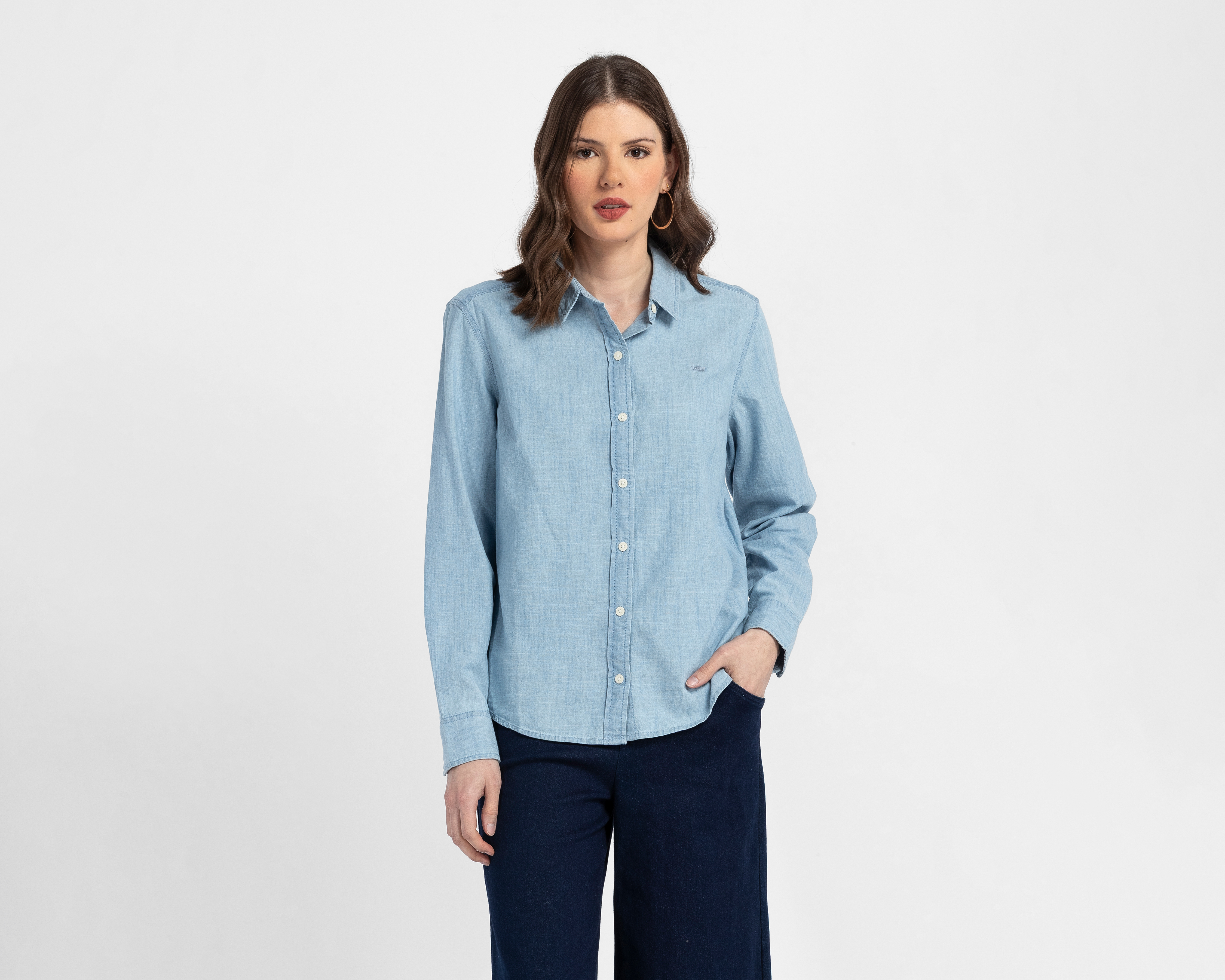 Camisa Levi's Azul para Mujer