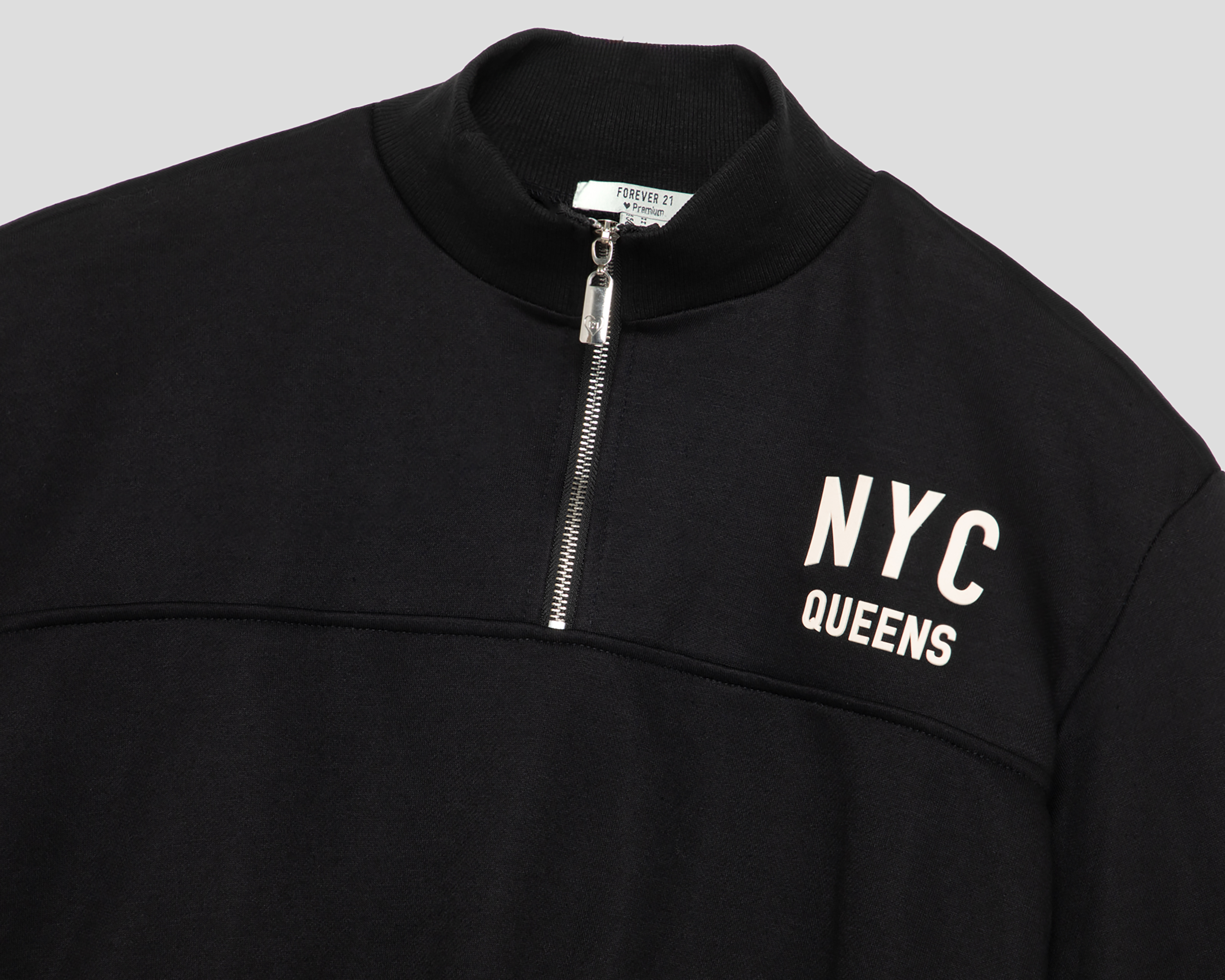 Foto 4 pulgar | Foto 3 | Sudadera Negra Forever 21 para Mujer