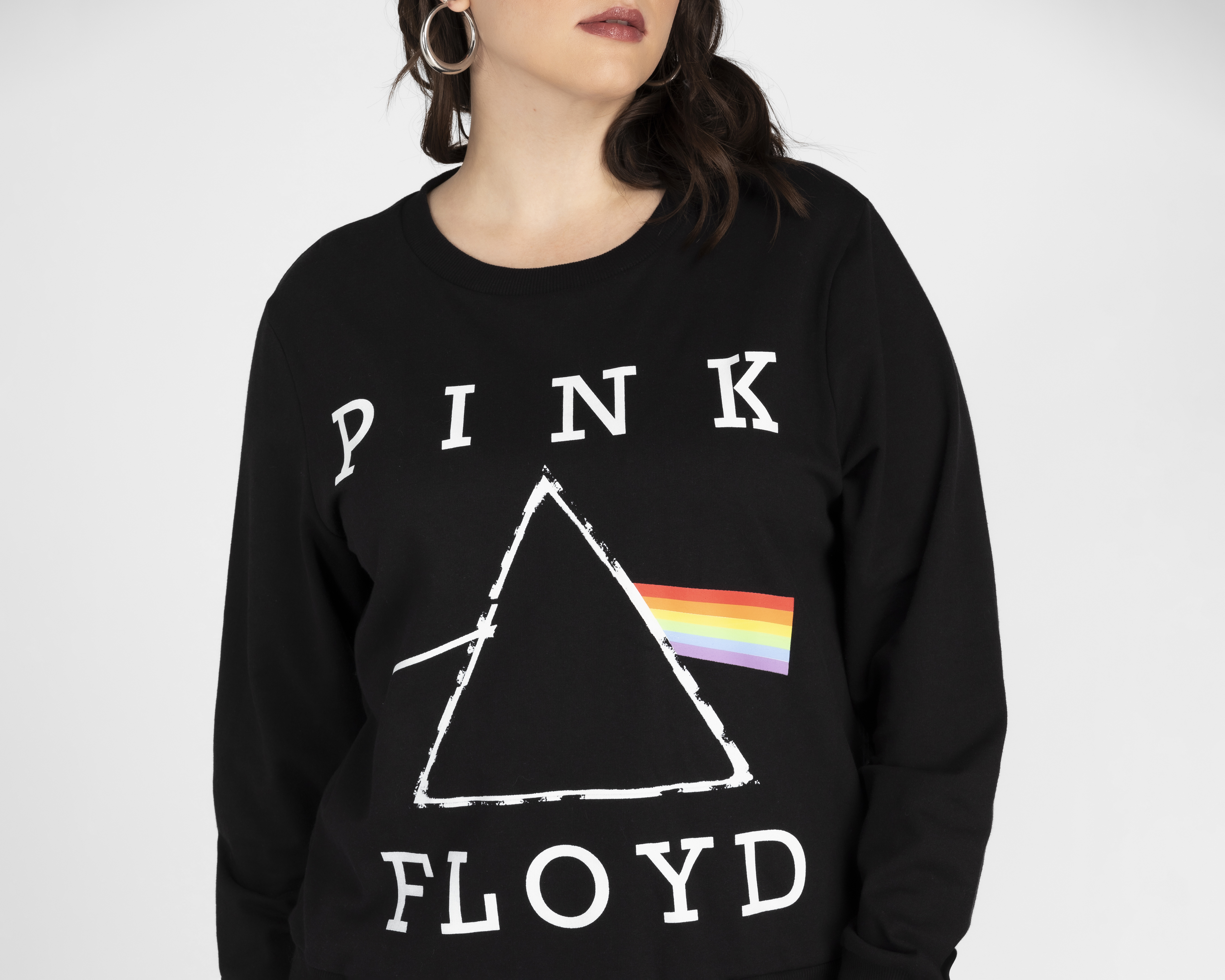 Foto 3 | Foto 3 | Sudadera Pink Floyd Negra Estampada