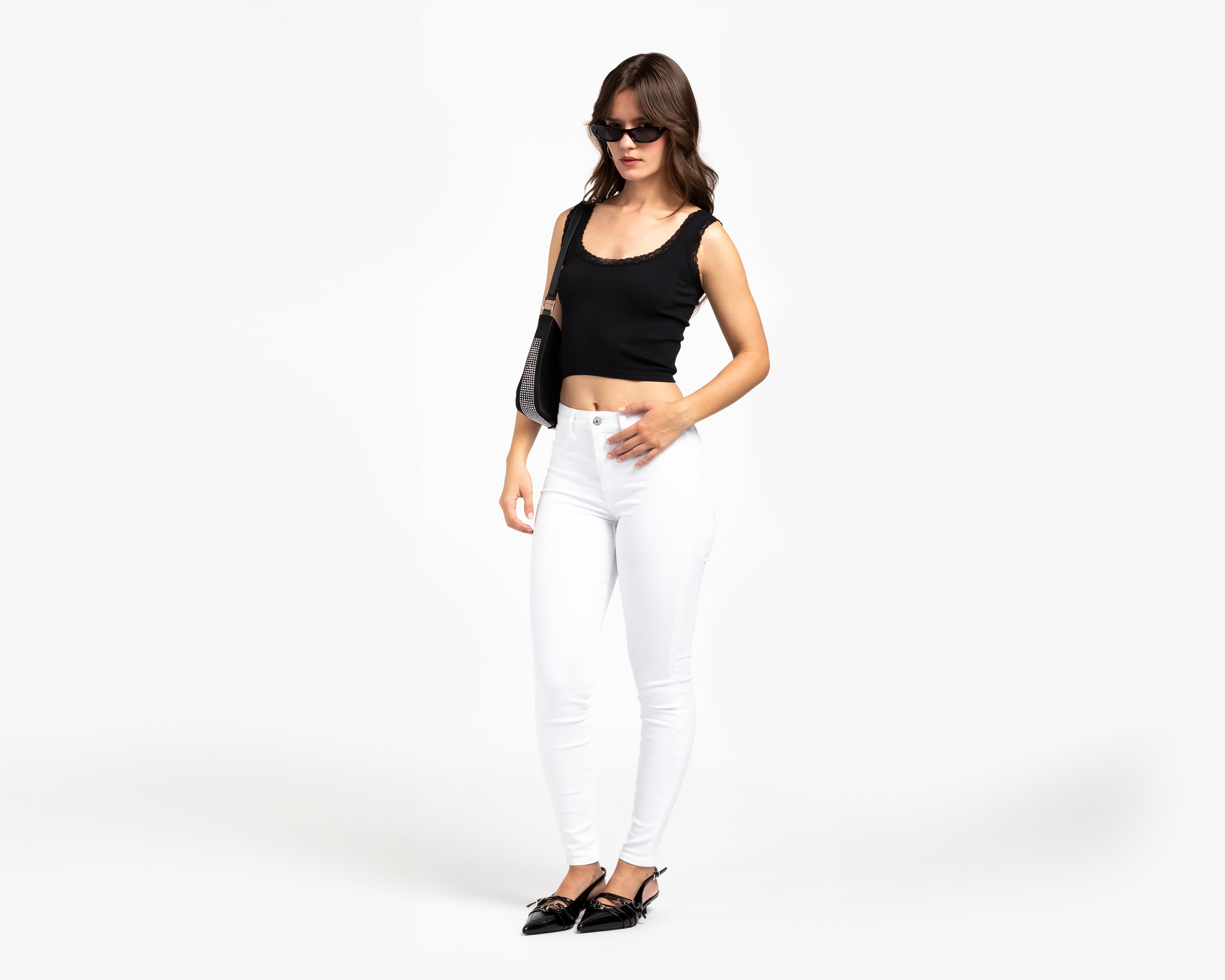 Foto 2 | Foto 2 | Playera con Encaje Forever 21 para Mujer