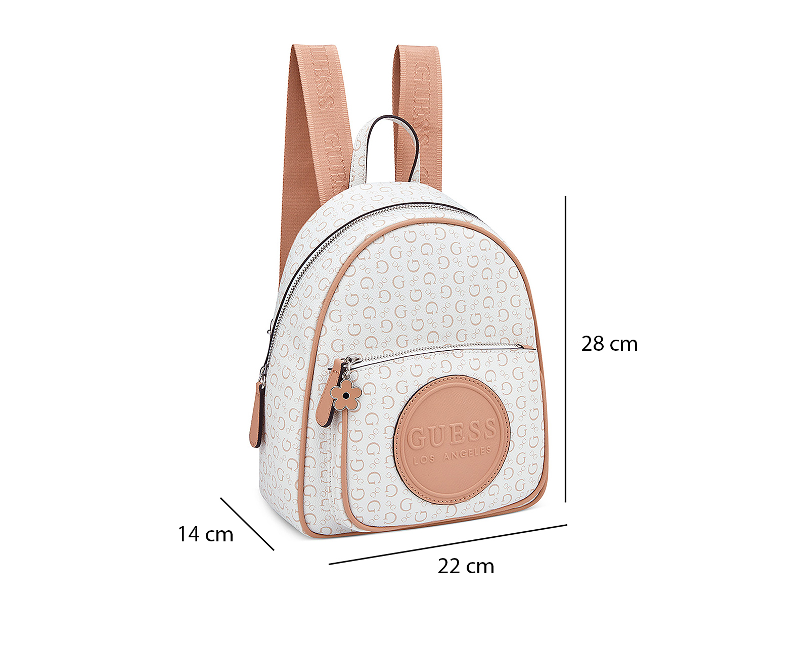 Foto 5 pulgar | Foto 4 | Mochila Guess Nessa Blanca