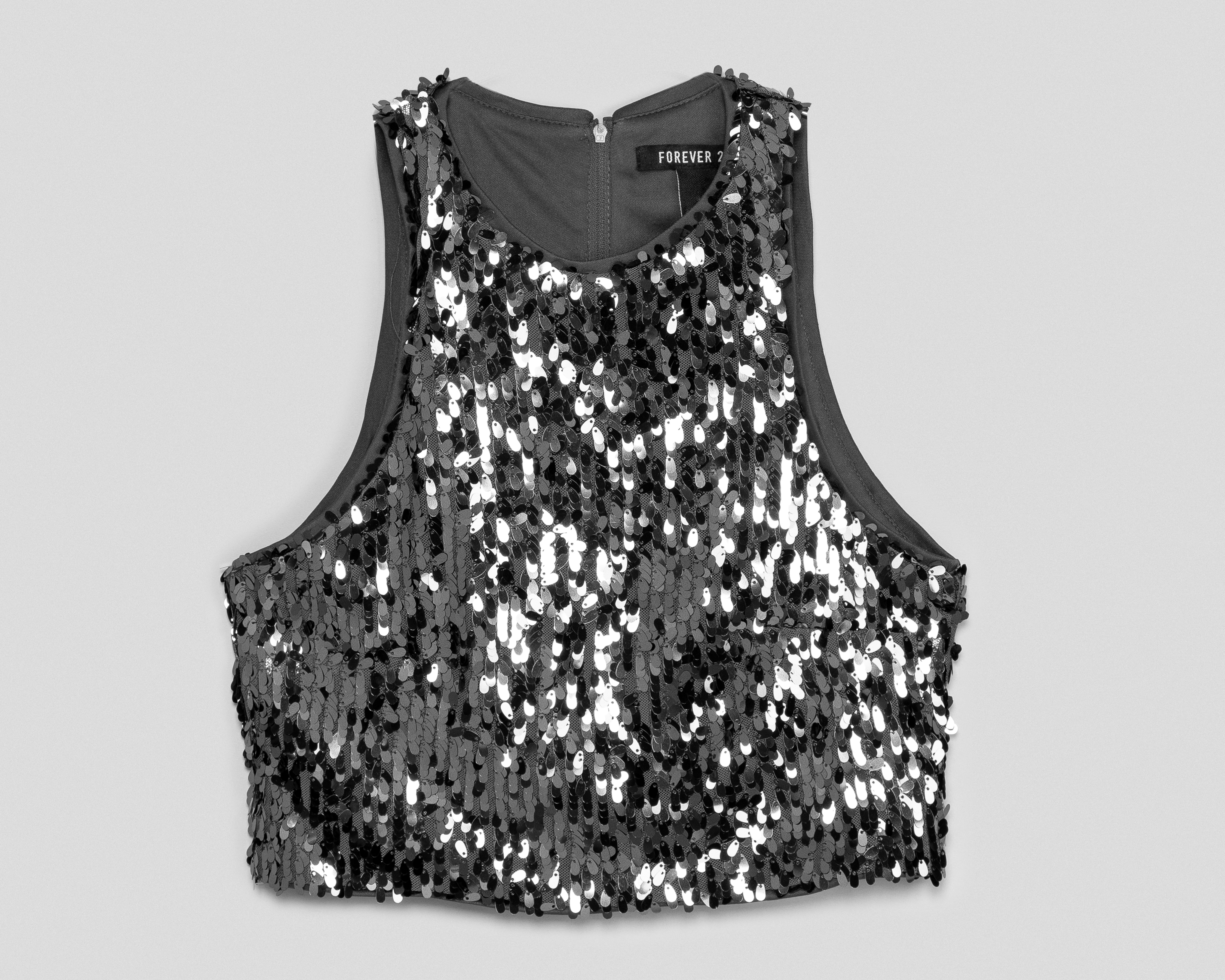 Foto 2 pulgar | Foto 1 | Blusa con Lentejuelas Forever 21 para Mujer