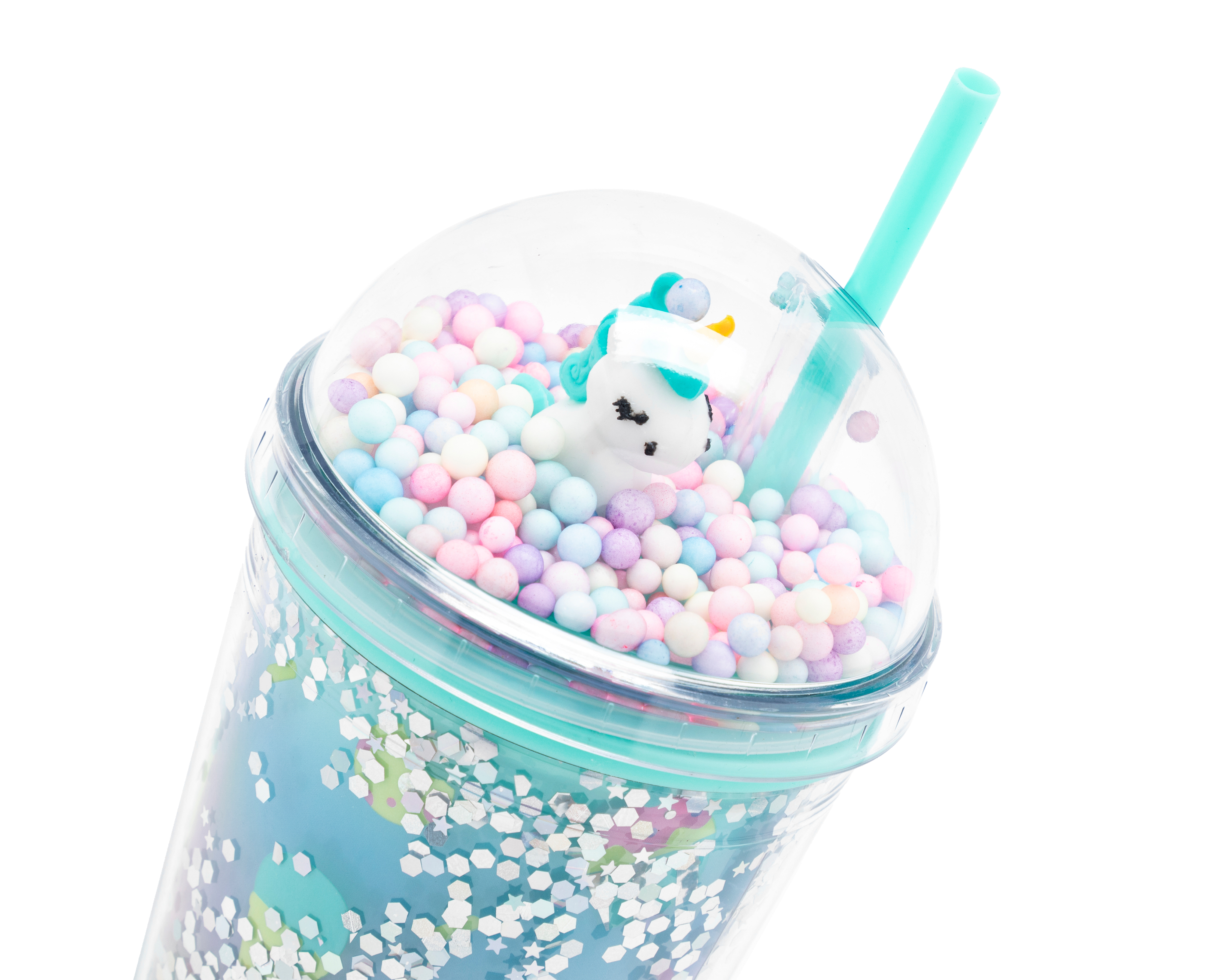 Foto 2 | Foto 2 | Vaso con Popote de Plástico 18 Forever 450 ml