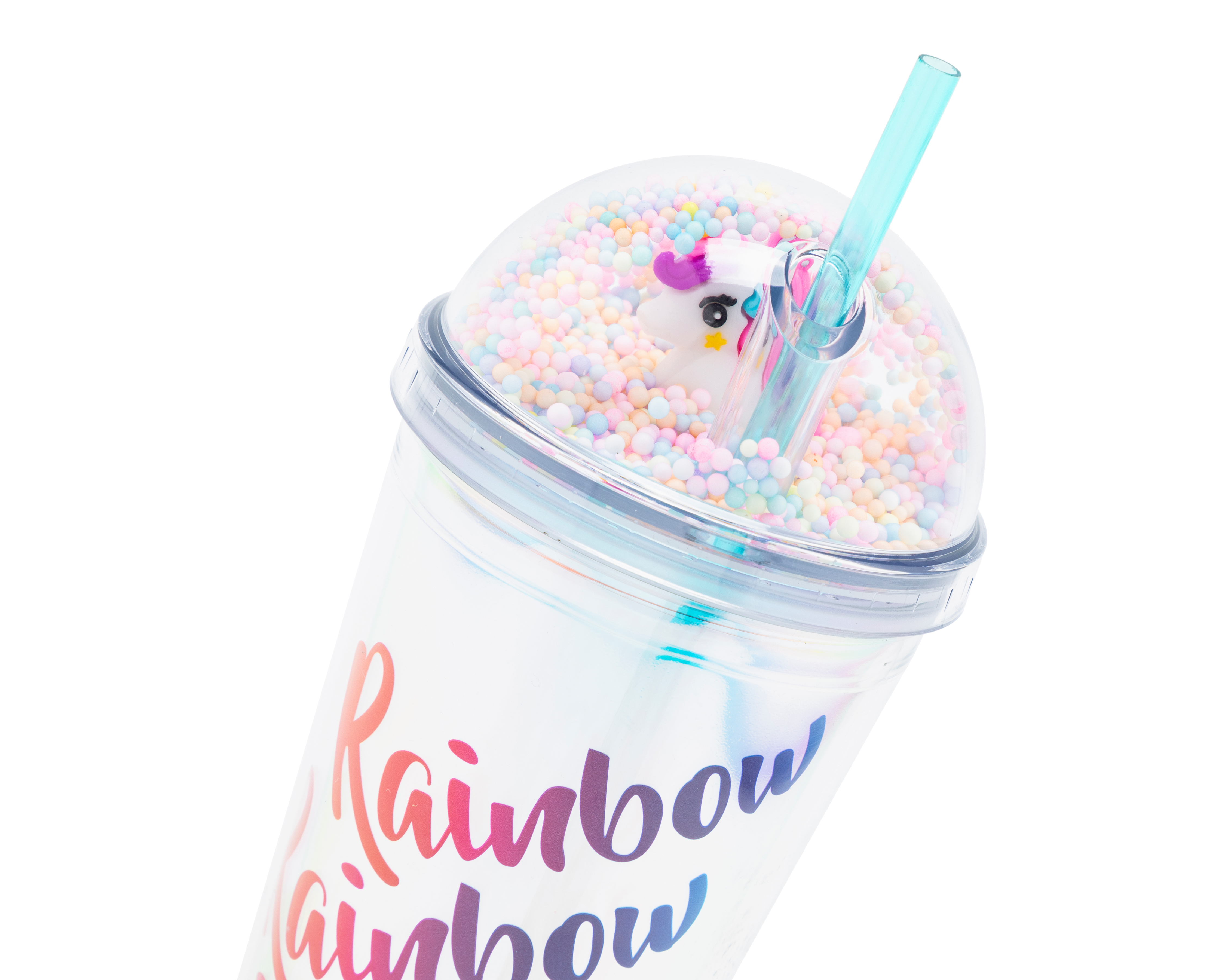 Foto 2 | Foto 2 | Vaso con Popote de Plástico 18 Forever 450 ml