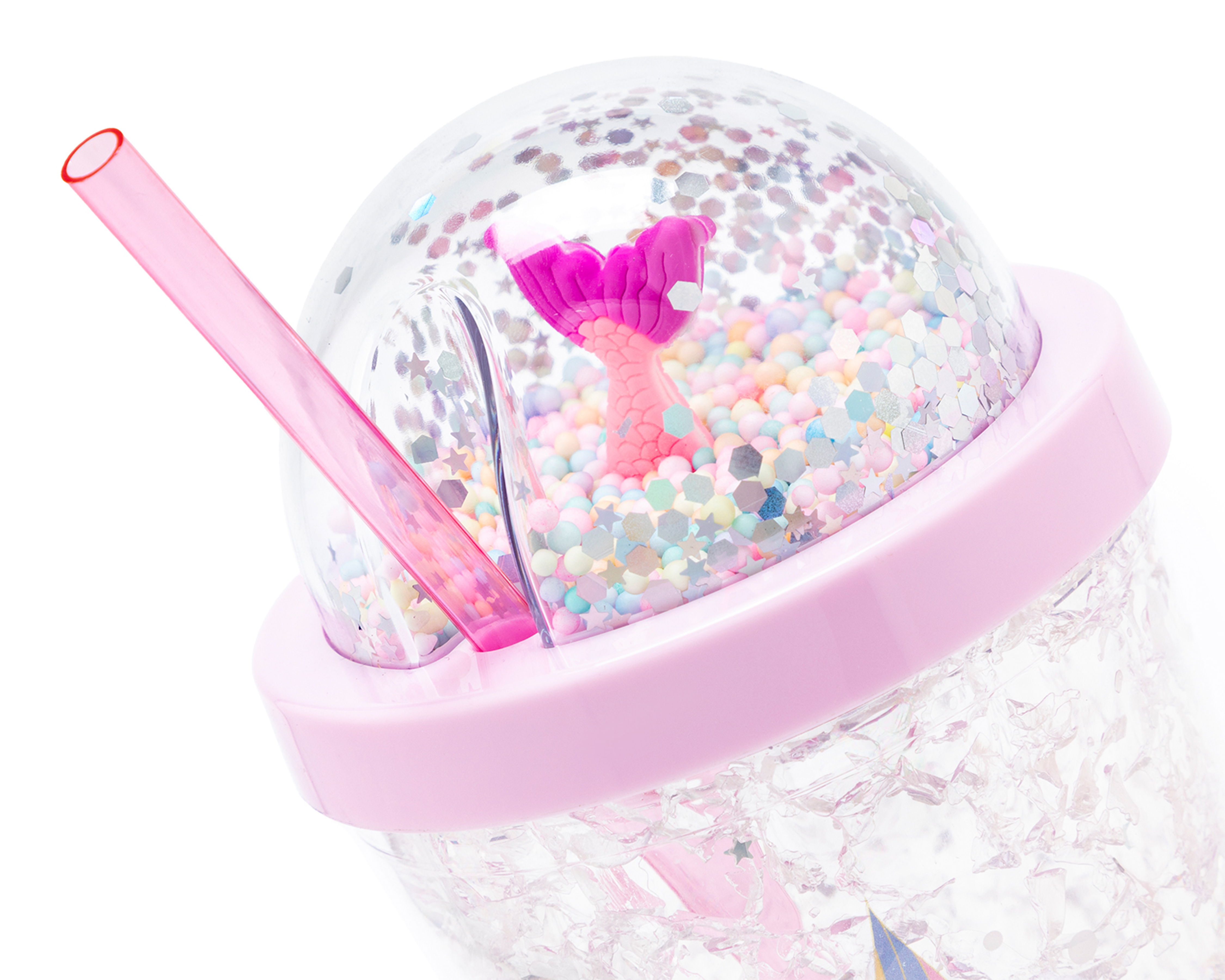 Foto 5 | Foto 5 | Vaso con Popote de Plástico 18 Forever 550 ml