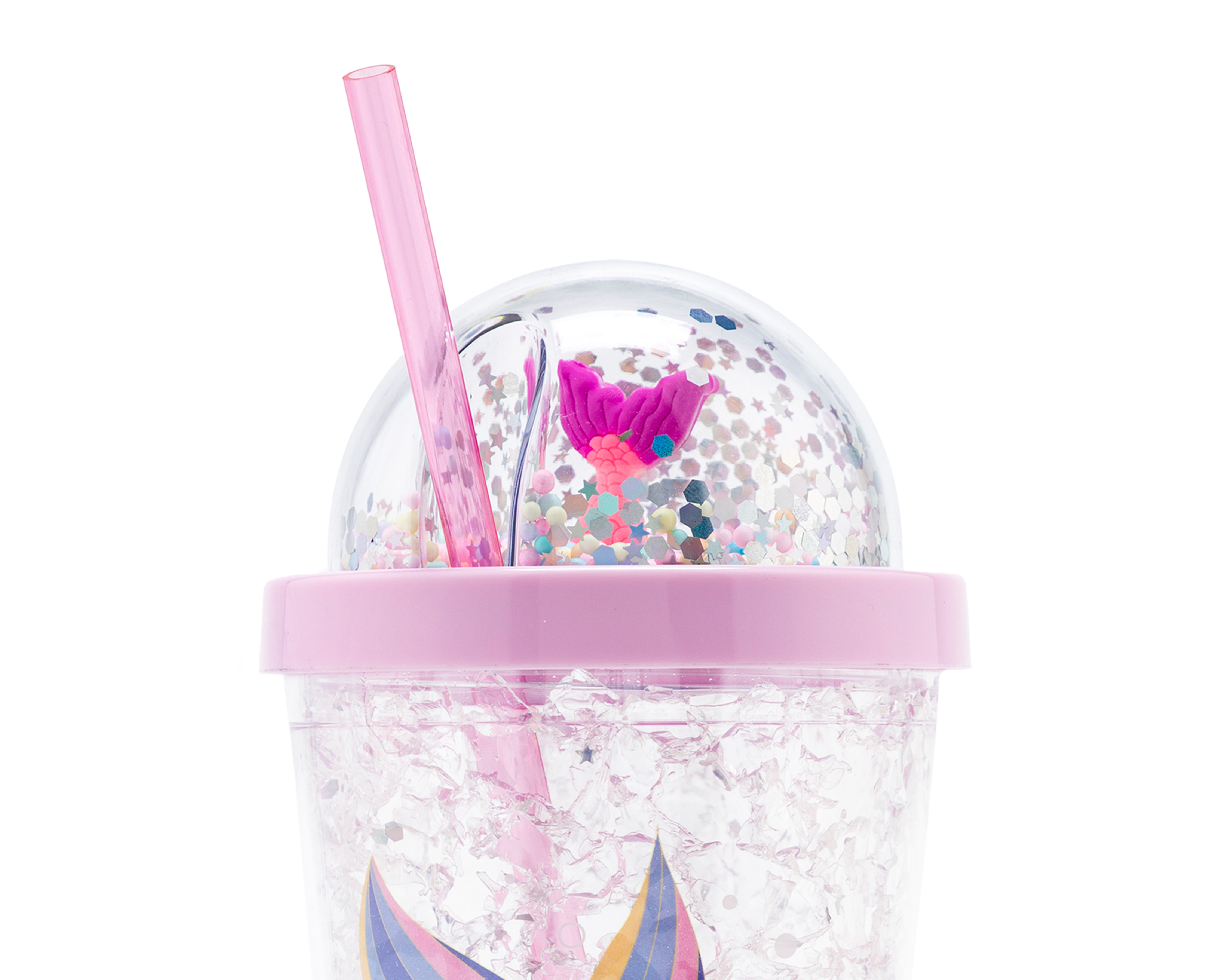 Foto 7 pulgar | Foto 6 | Vaso con Popote de Plástico 18 Forever 550 ml