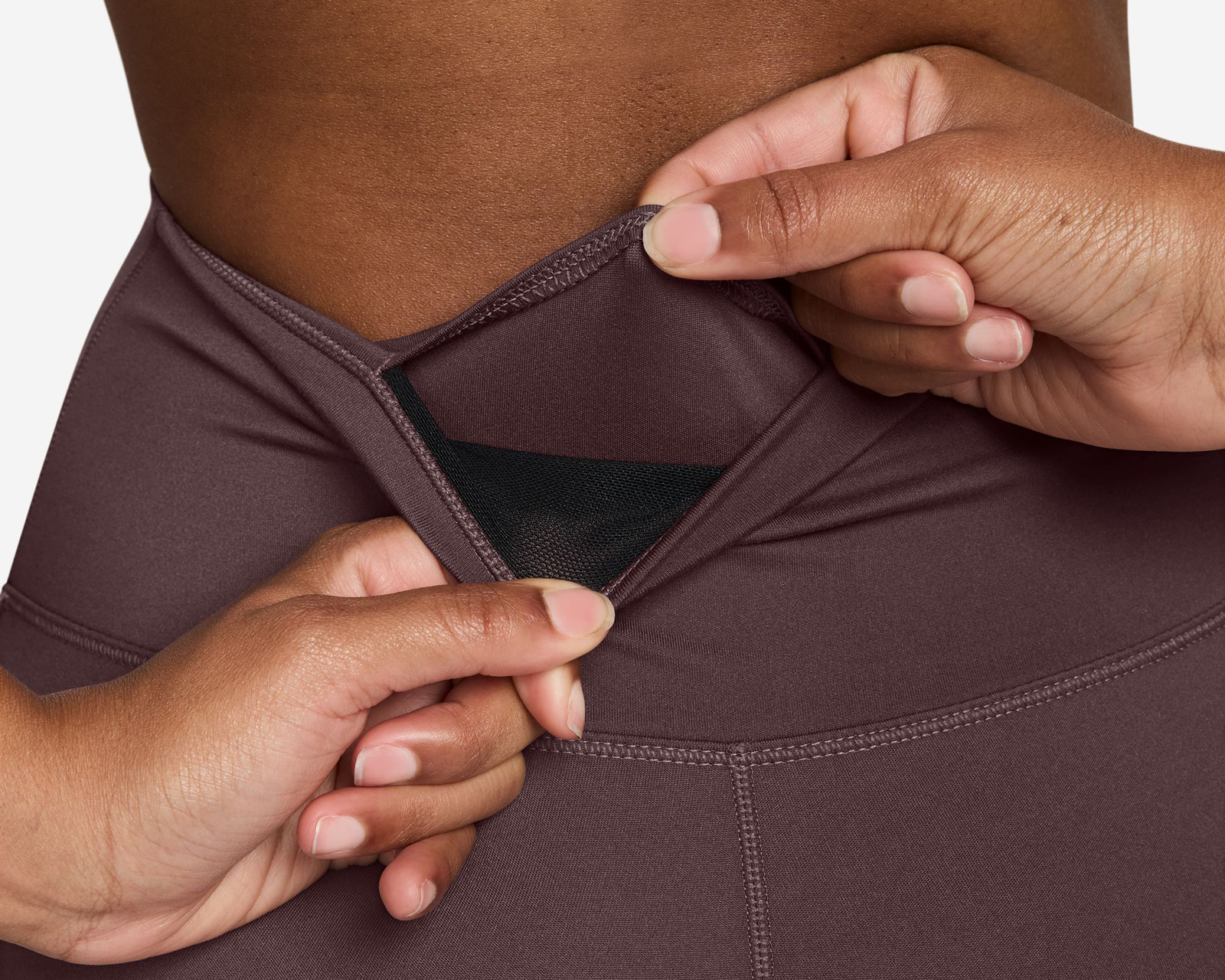 Foto 4 pulgar | Foto 3 | Leggings de Entrenamiento Nike One Seamless Front Dri-FIT para Mujer