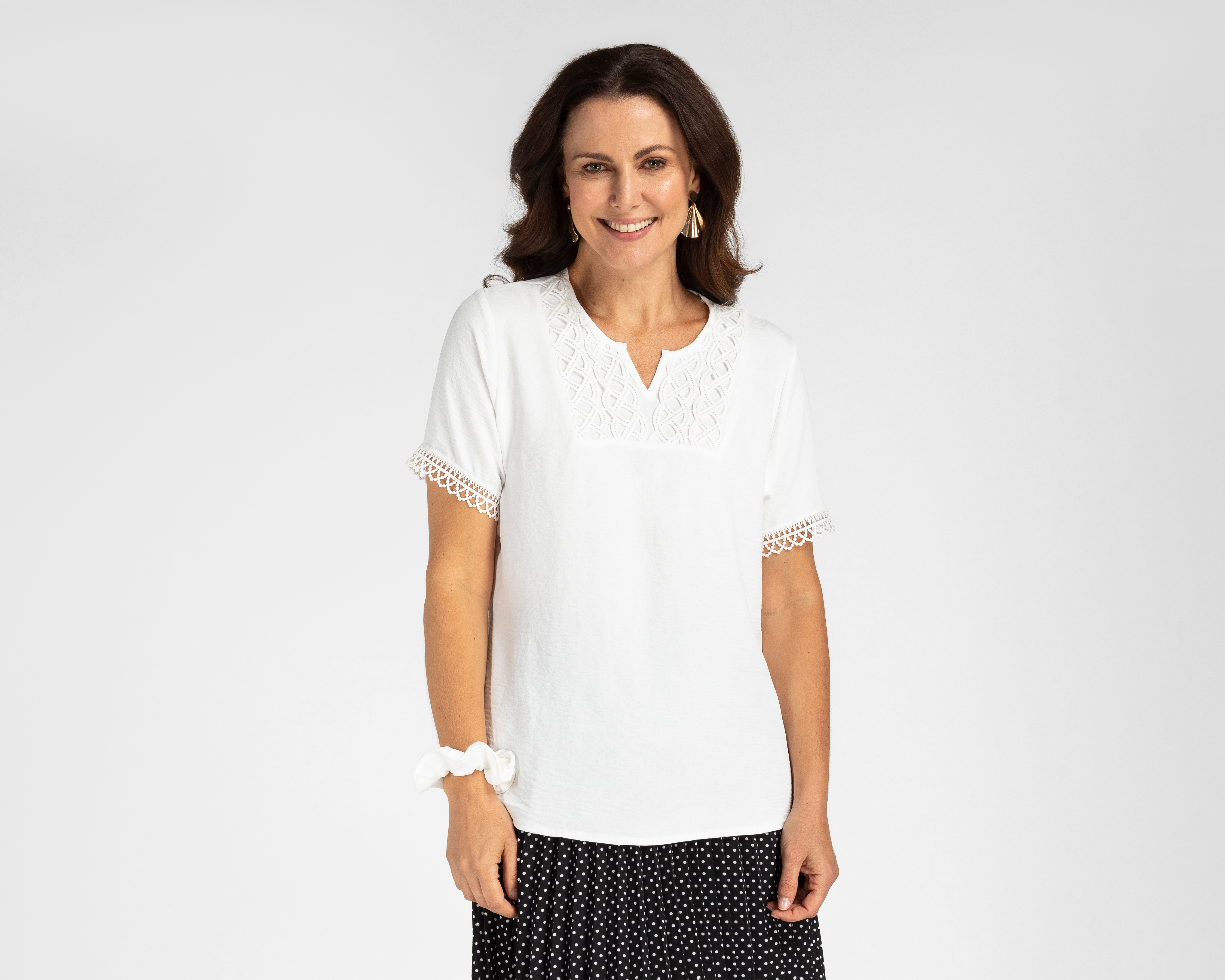 Blusa Lady Sun Manga Corta para Mujer