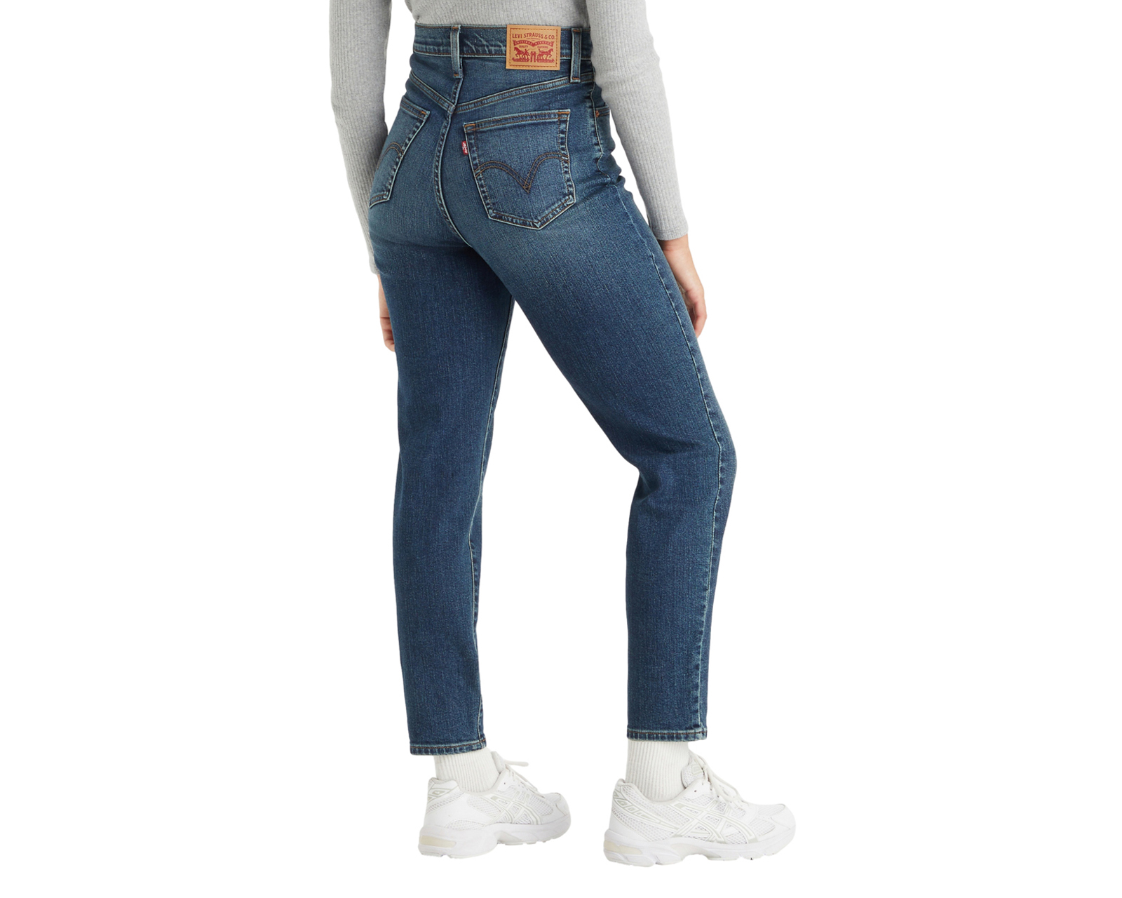 Foto 4 pulgar | Foto 3 | Jeans Levi's High Waisted Mom para Mujer