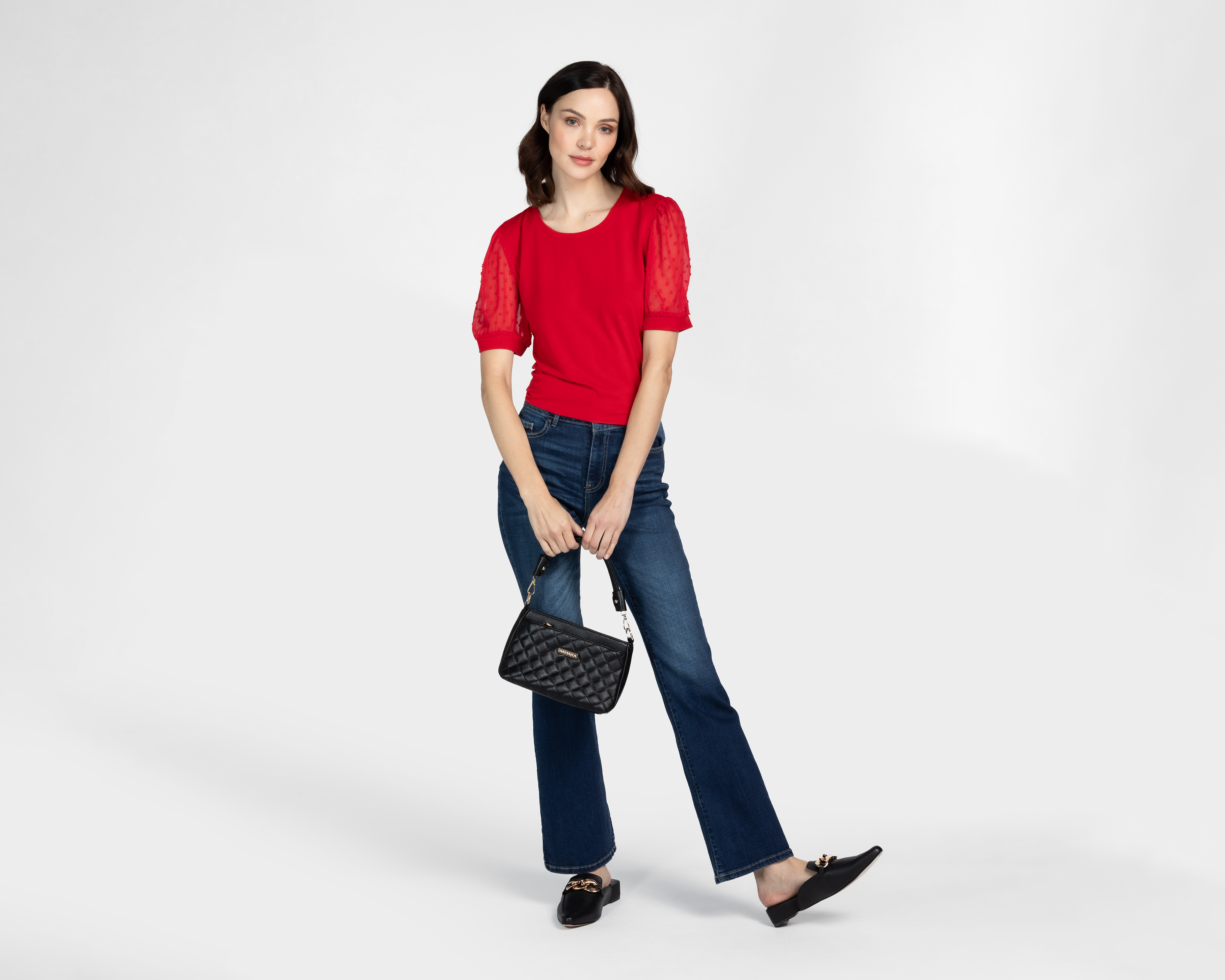 Foto 3 pulgar | Foto 2 | Blusa Sahara Manga Corta para Mujer