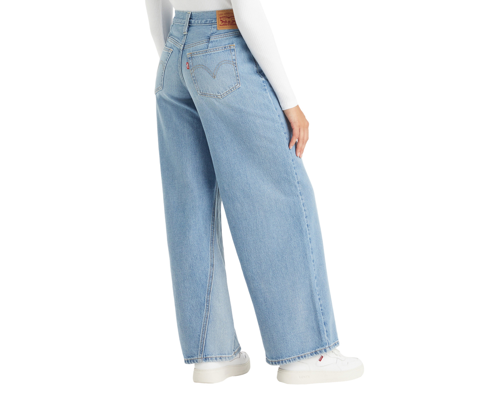Foto 4 pulgar | Foto 3 | Jeans Levi's 94 Baggy Wide Leg para Mujer