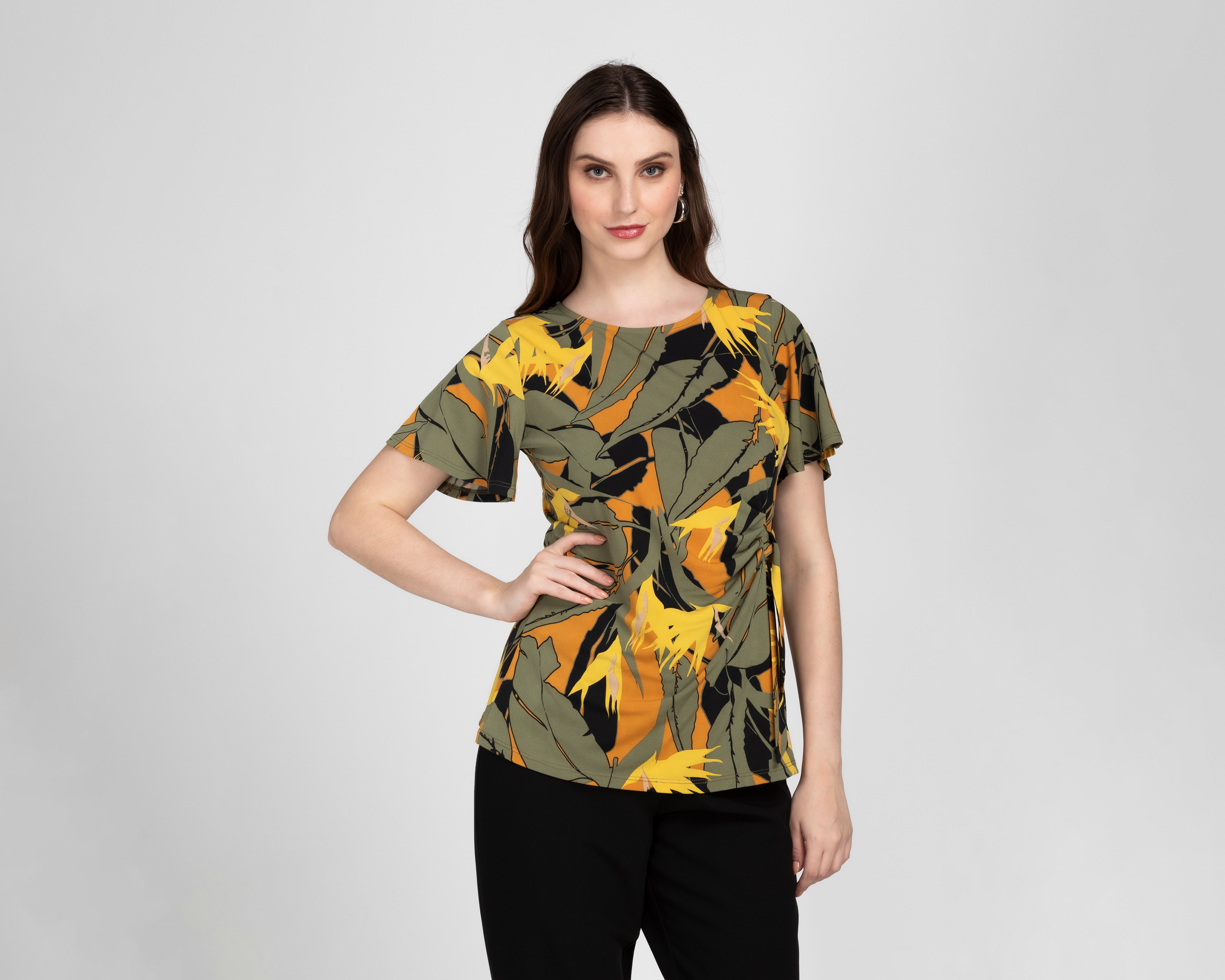 Foto 1 | Foto 1 | Blusa Sahara Manga Corta para Mujer