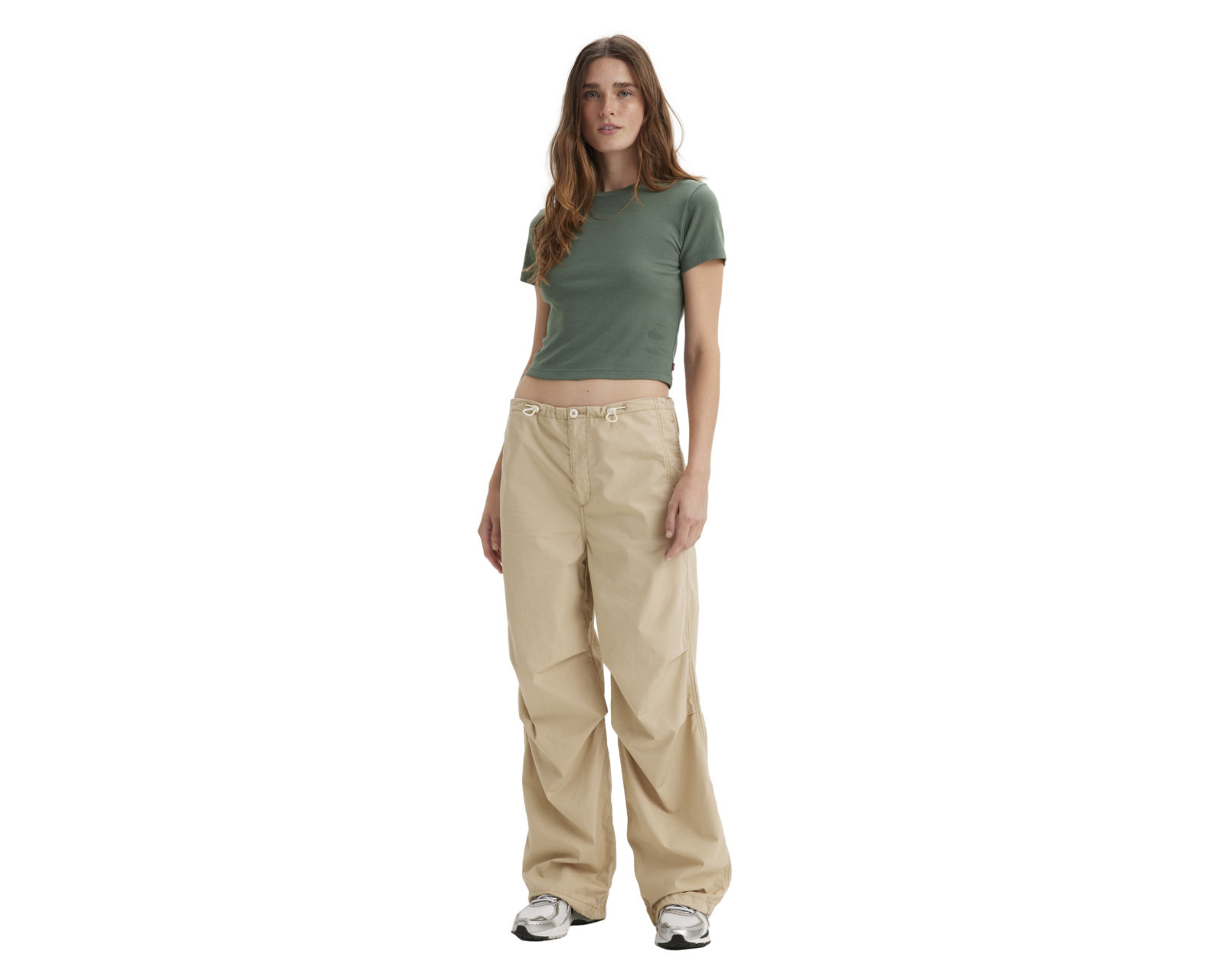 Foto 5 pulgar | Foto 4 | Pantalón Parachute Levi's Color Beige A9143-0001