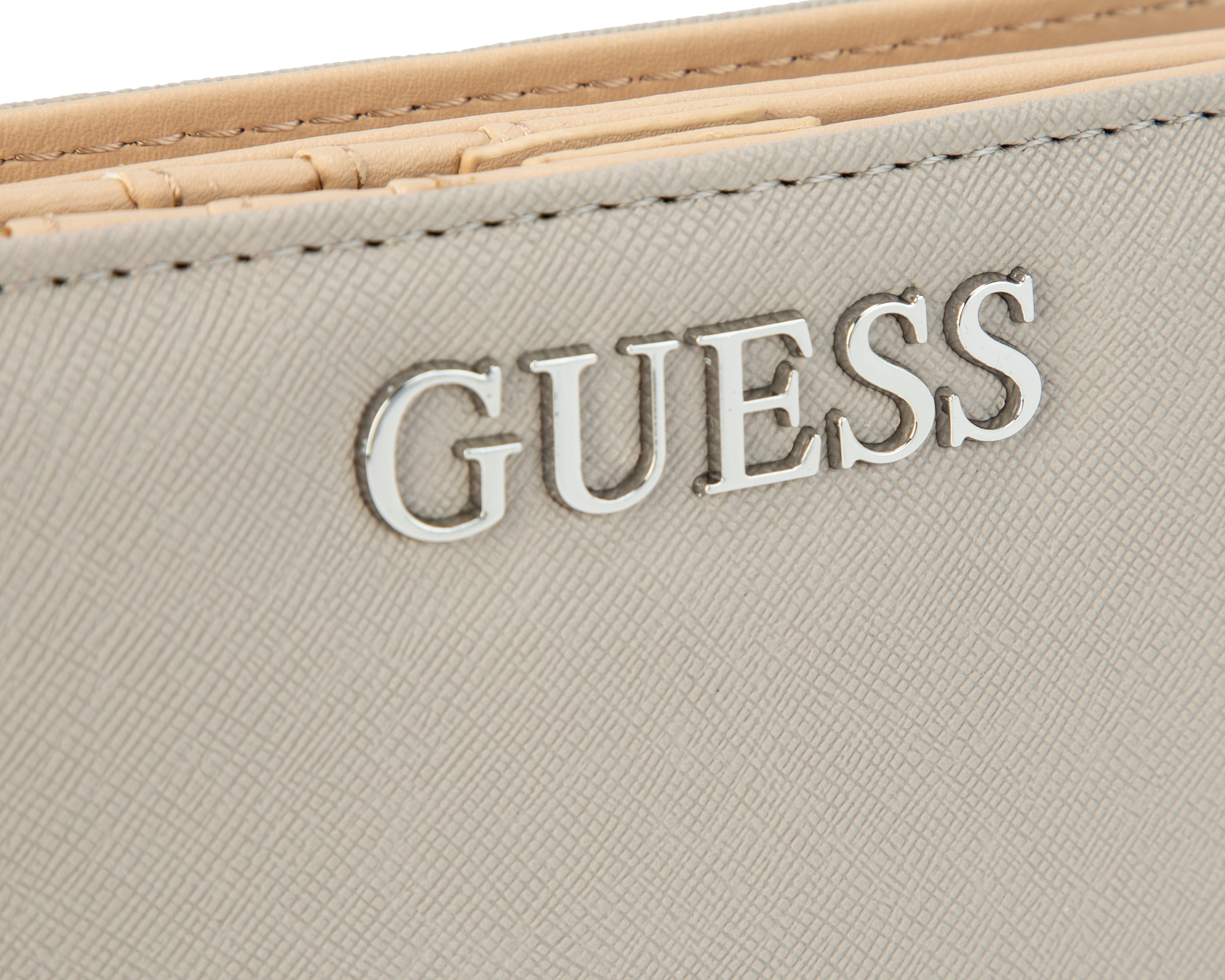Foto 5 | Foto 5 | Cartera para Mujer Guess Café Claro