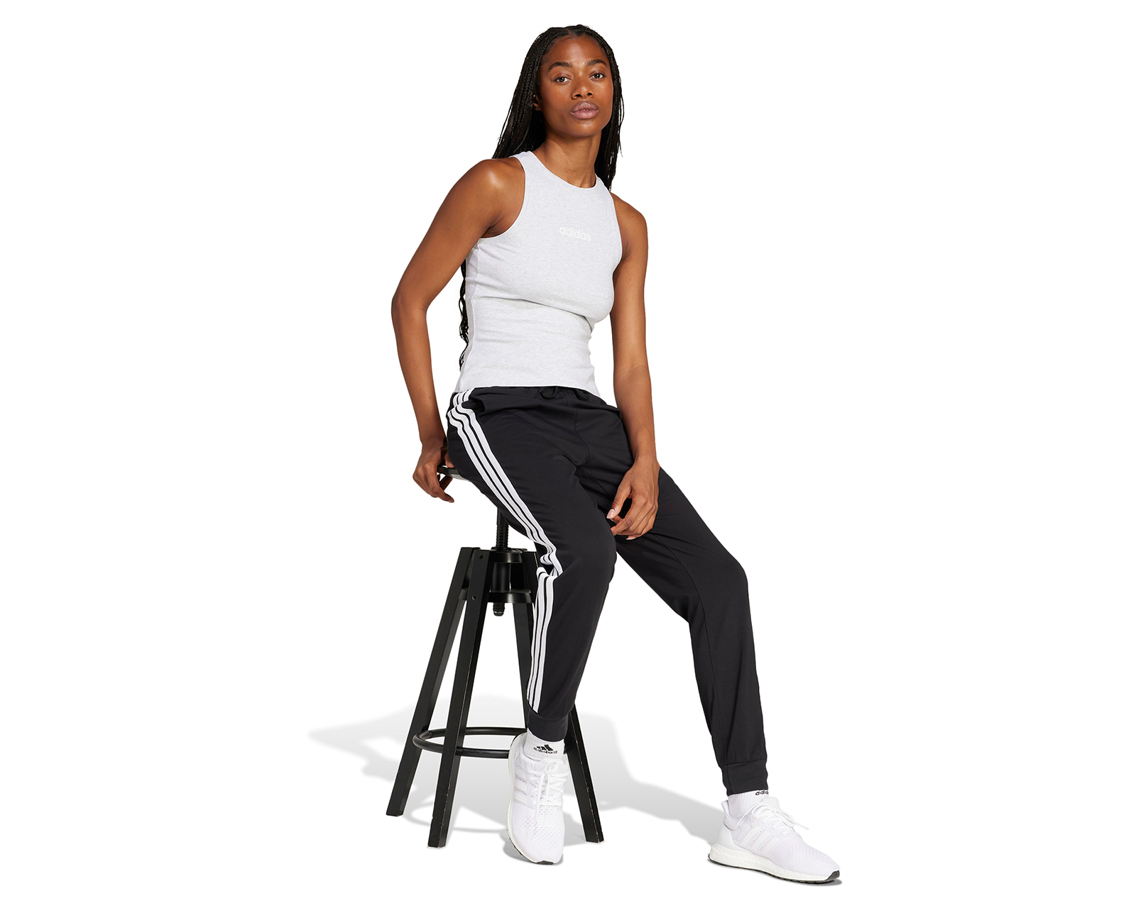 Foto 5 | Foto 5 | Pants de Entrenamiento Adidas Essentials 3-Stripes French Terry para Mujer