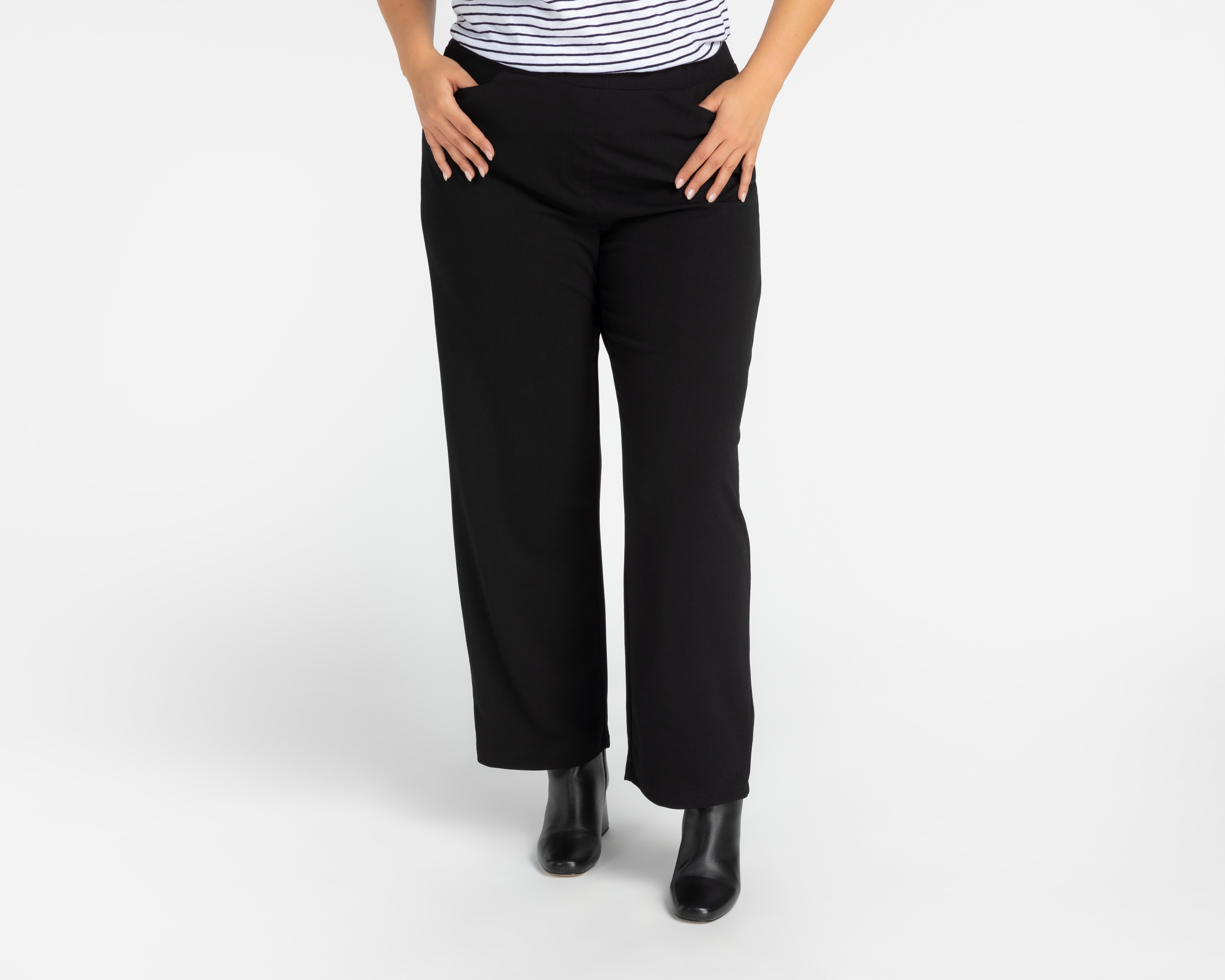 Foto 2 pulgar | Foto 1 | Pantalón de Vestir Sahara Negro para Mujer