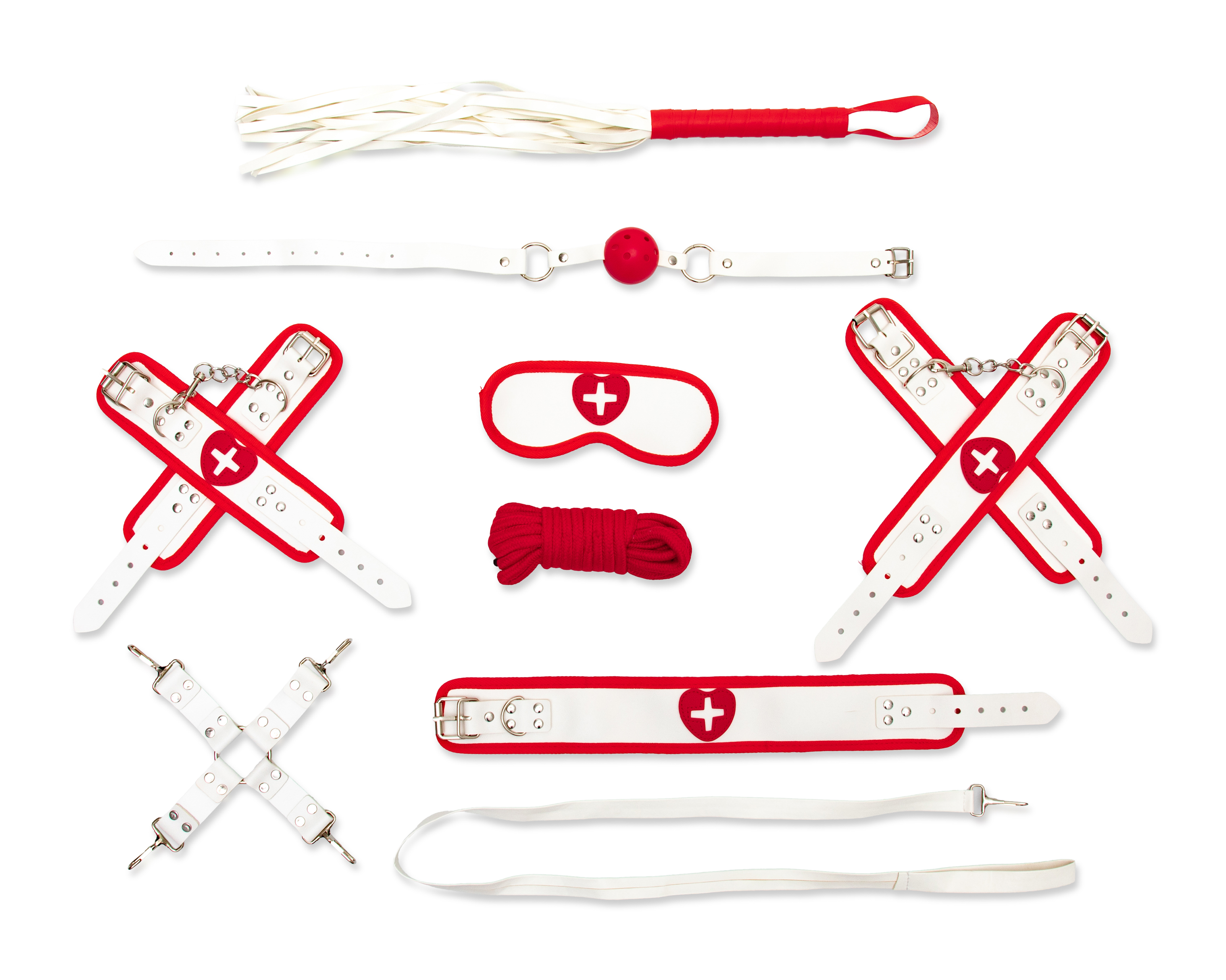 Kit de Bondage Enfermera Eva Tu Estilo Íntimo 9 Piezas