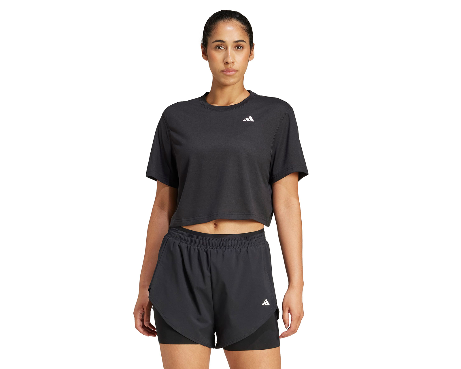 Foto 2 pulgar | Foto 1 | Playera Deportiva Adidas Train Essentials Boxy Climacool para Mujer