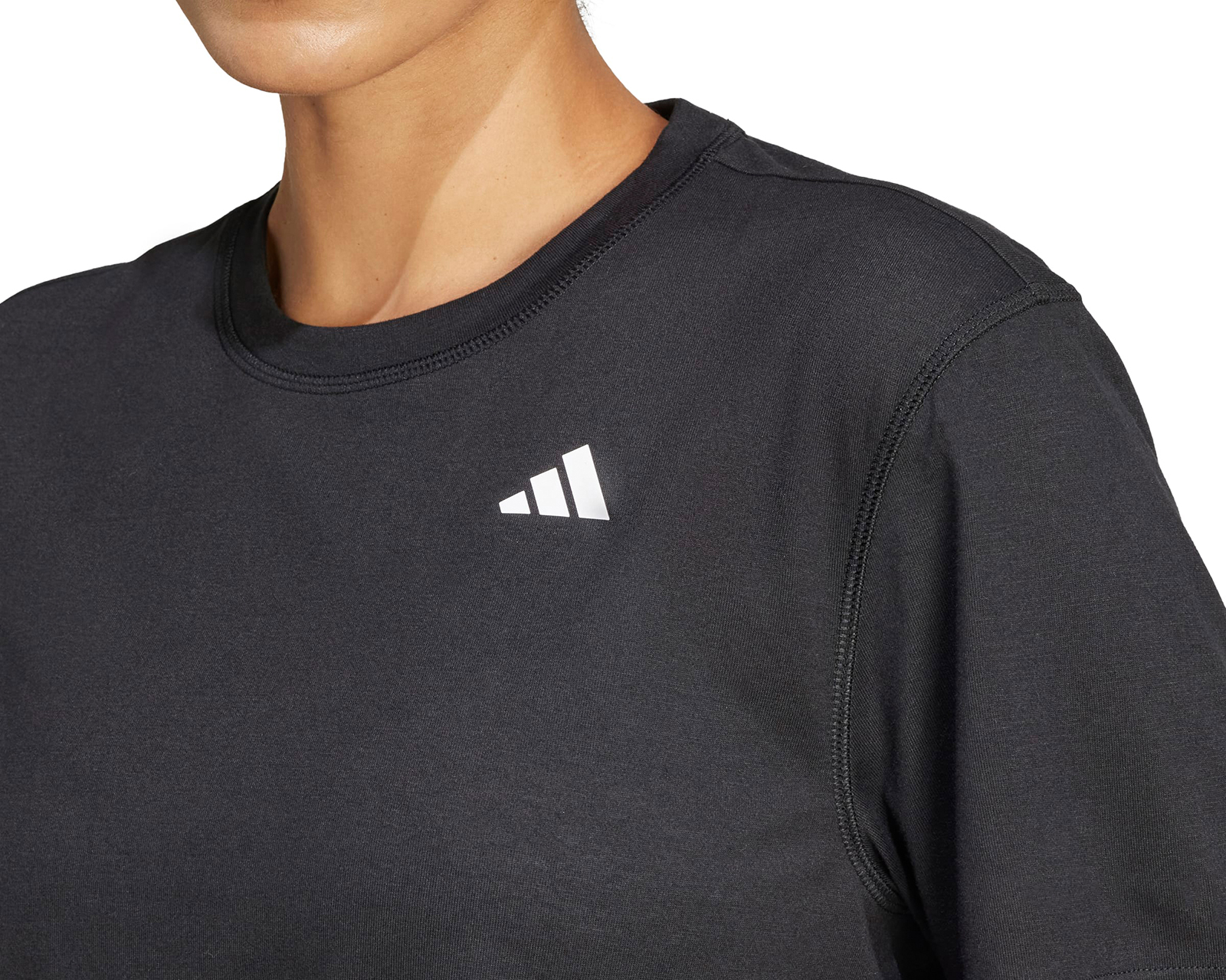 Foto 4 pulgar | Foto 3 | Playera Deportiva Adidas Train Essentials Boxy Climacool para Mujer