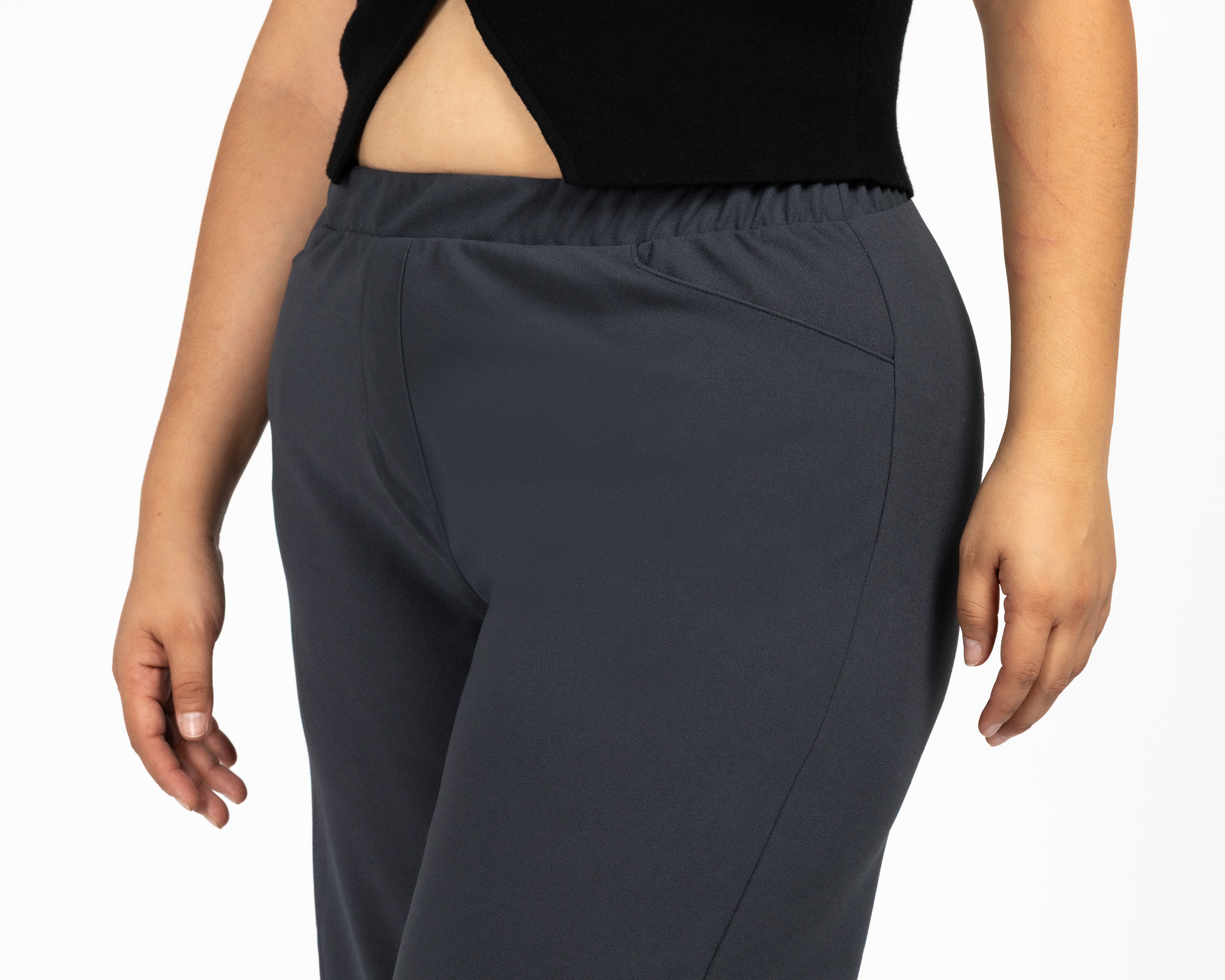 Foto 5 pulgar | Foto 4 | Pantalón de Vestir Sahara Gris para Mujer