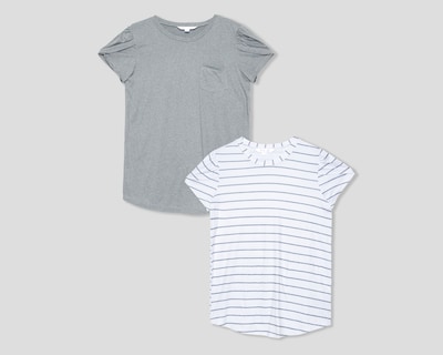 Foto 1 | Foto 1 | Playera de Maternidad Manga Corta Mamá Bella 2 Piezas
