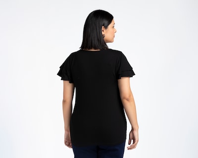 Foto 3 | Foto 3 | Playera Negra Sahara para Mujer