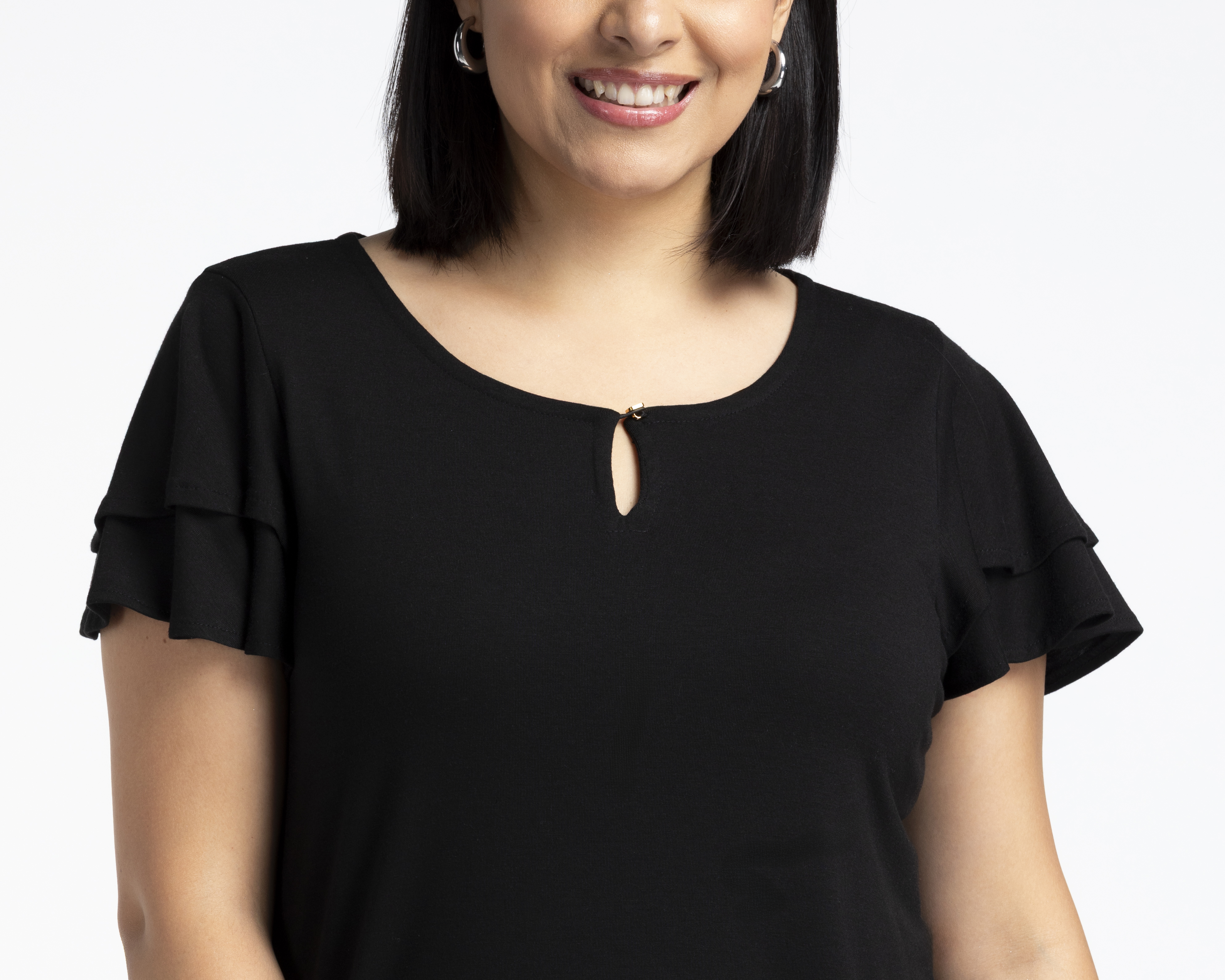 Foto 5 pulgar | Foto 4 | Playera Negra Sahara para Mujer