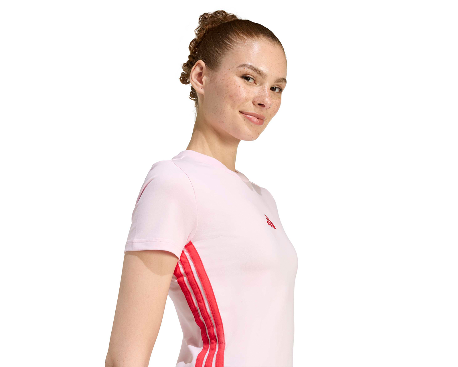 Foto 4 pulgar | Foto 3 | Playera Deportiva Adidas Essentials Slim Baby para Mujer