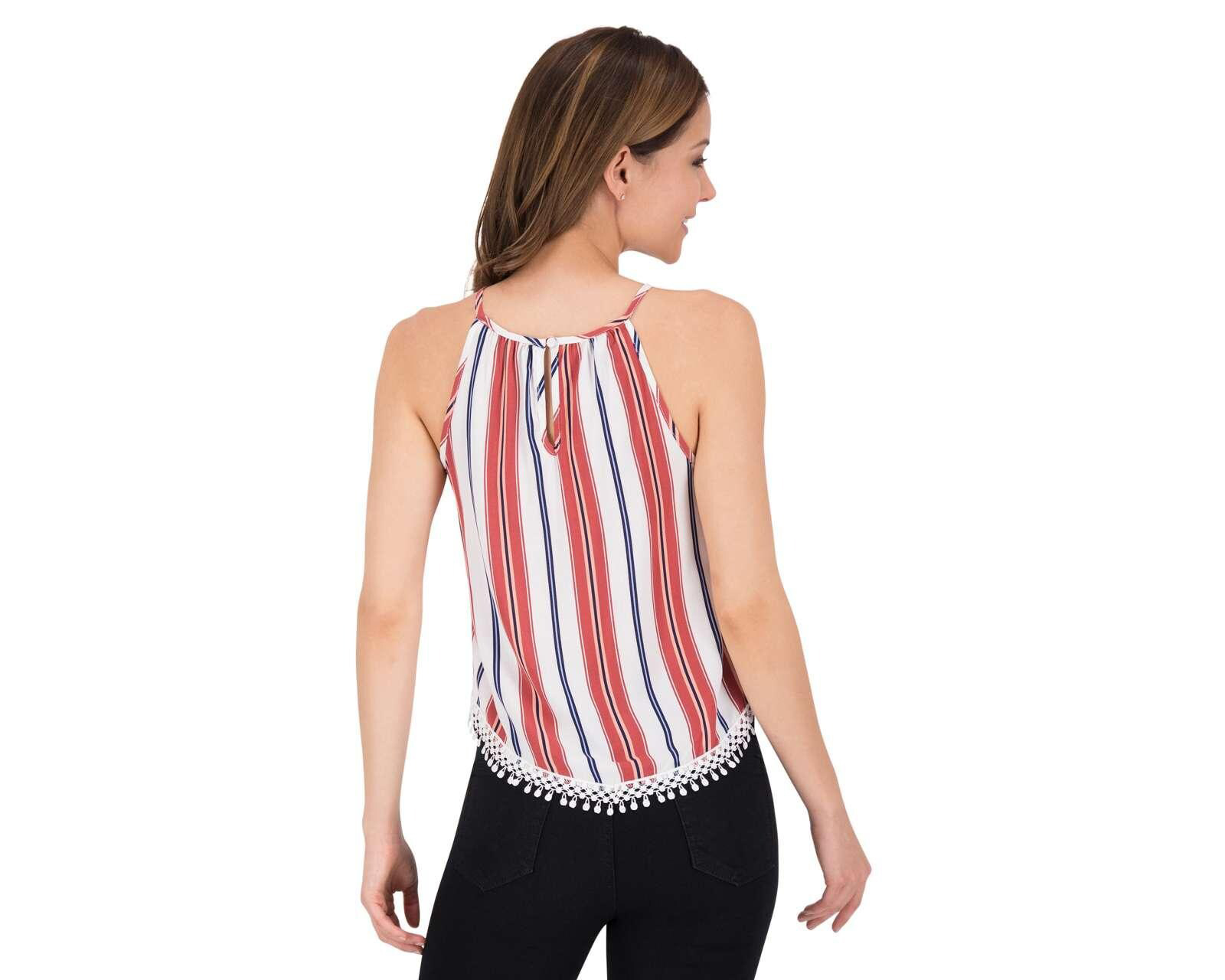 Foto 3 | Foto 3 | Blusa Sahara Rayada sin Mangas