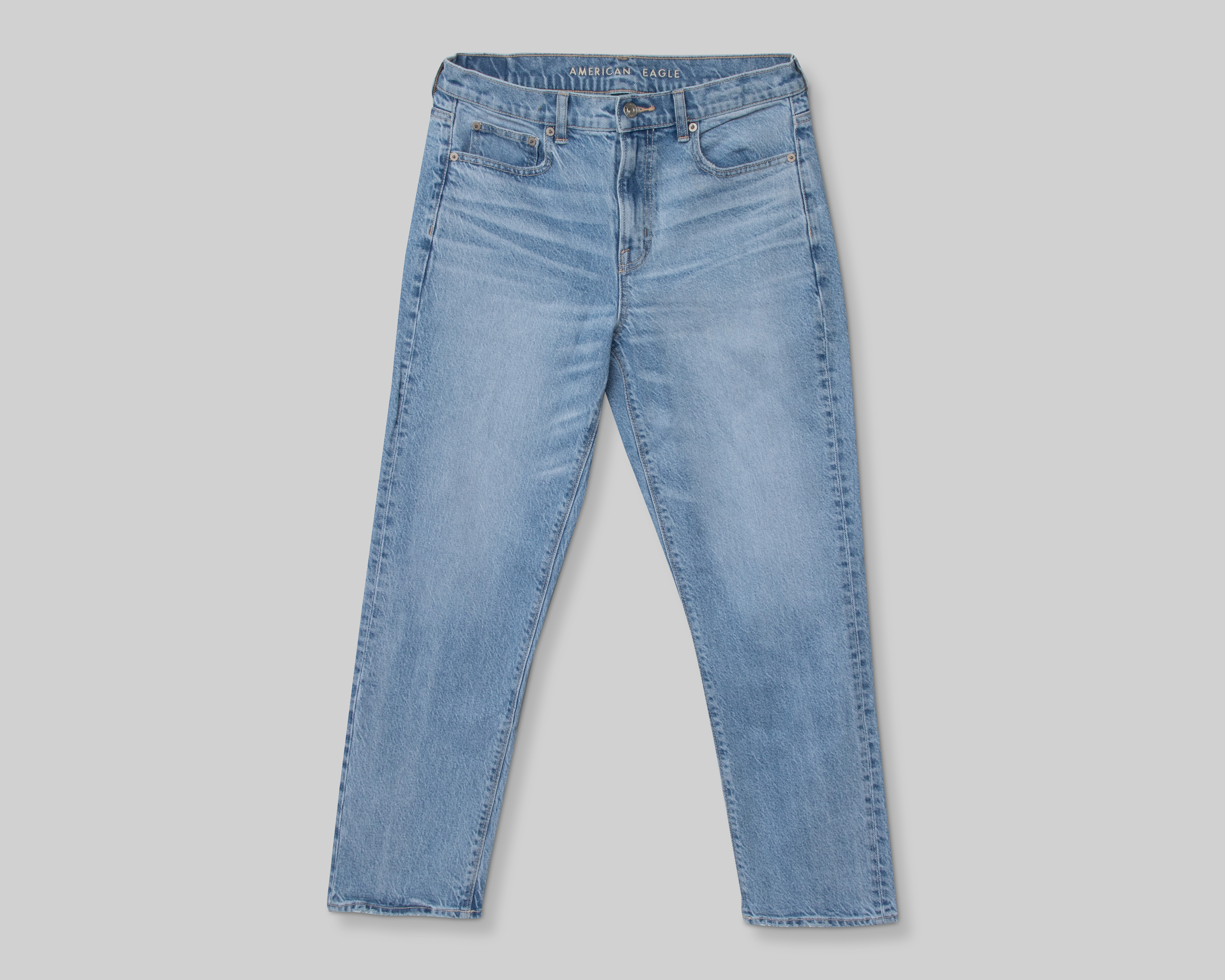 Foto 2 pulgar | Foto 1 | Jeans Straigth American Eagle Super High-Rise Ankle para Mujer
