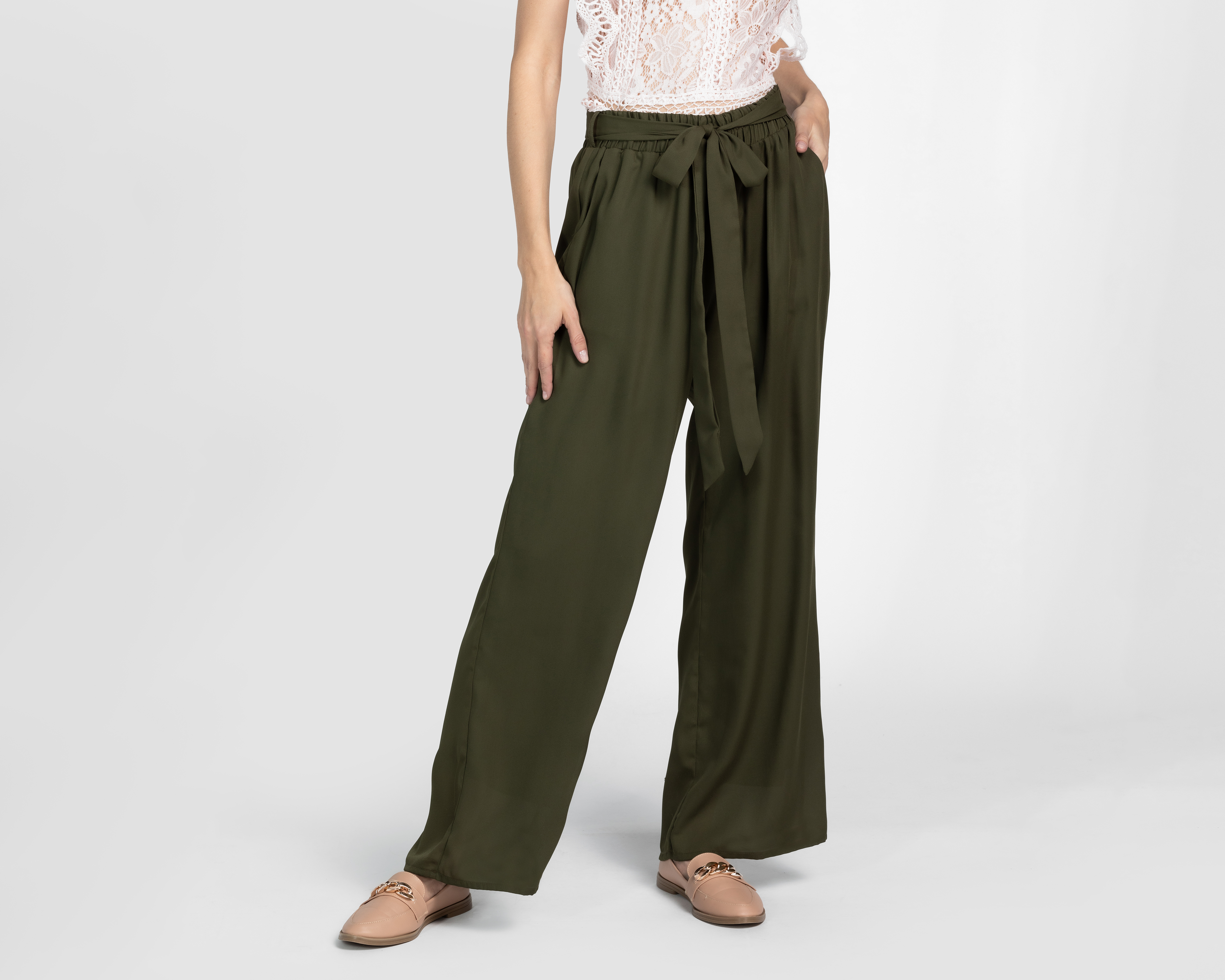 Pantalón de Vestir Sahara Verde para Mujer