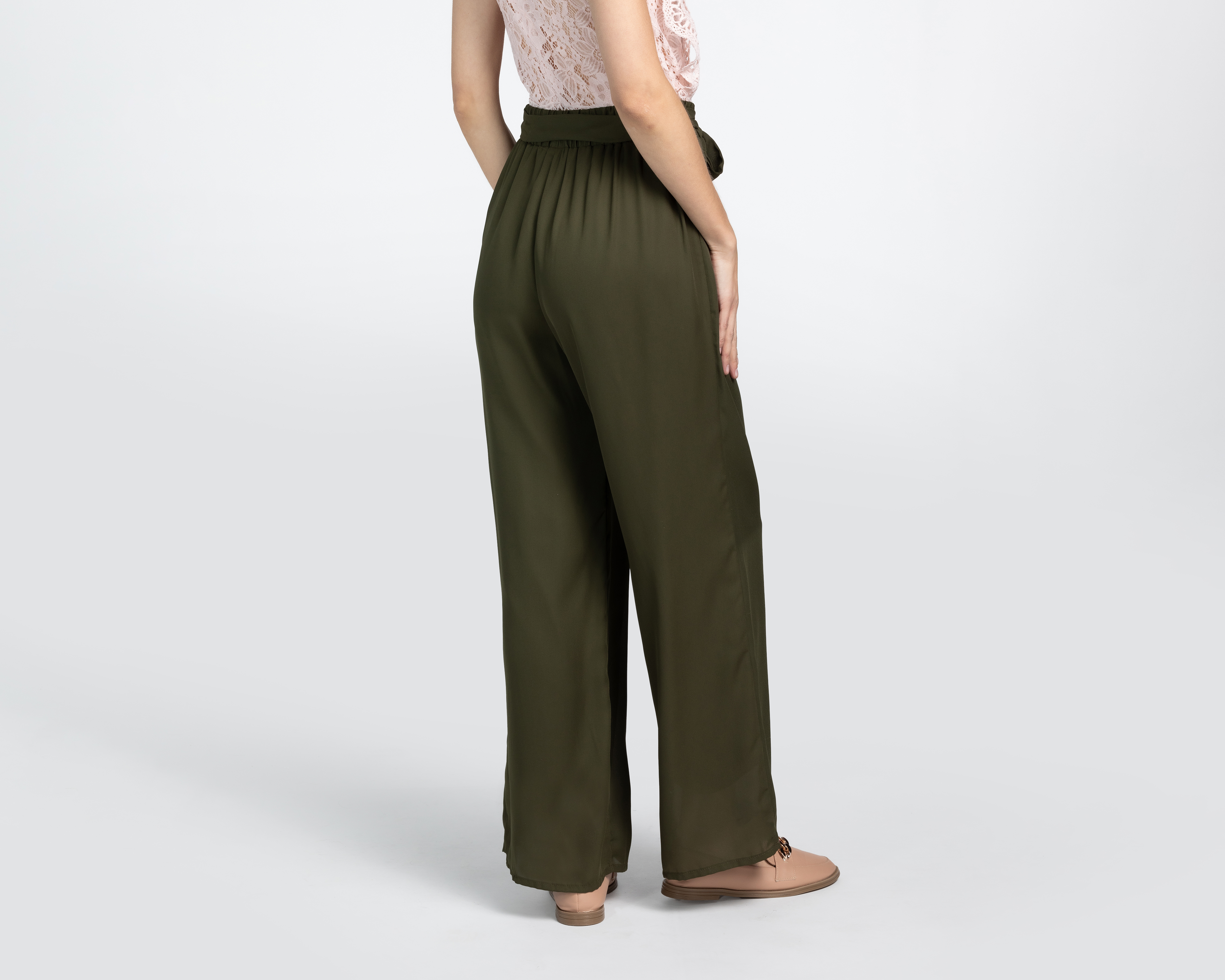Foto 4 pulgar | Foto 3 | Pantalón de Vestir Sahara Verde para Mujer