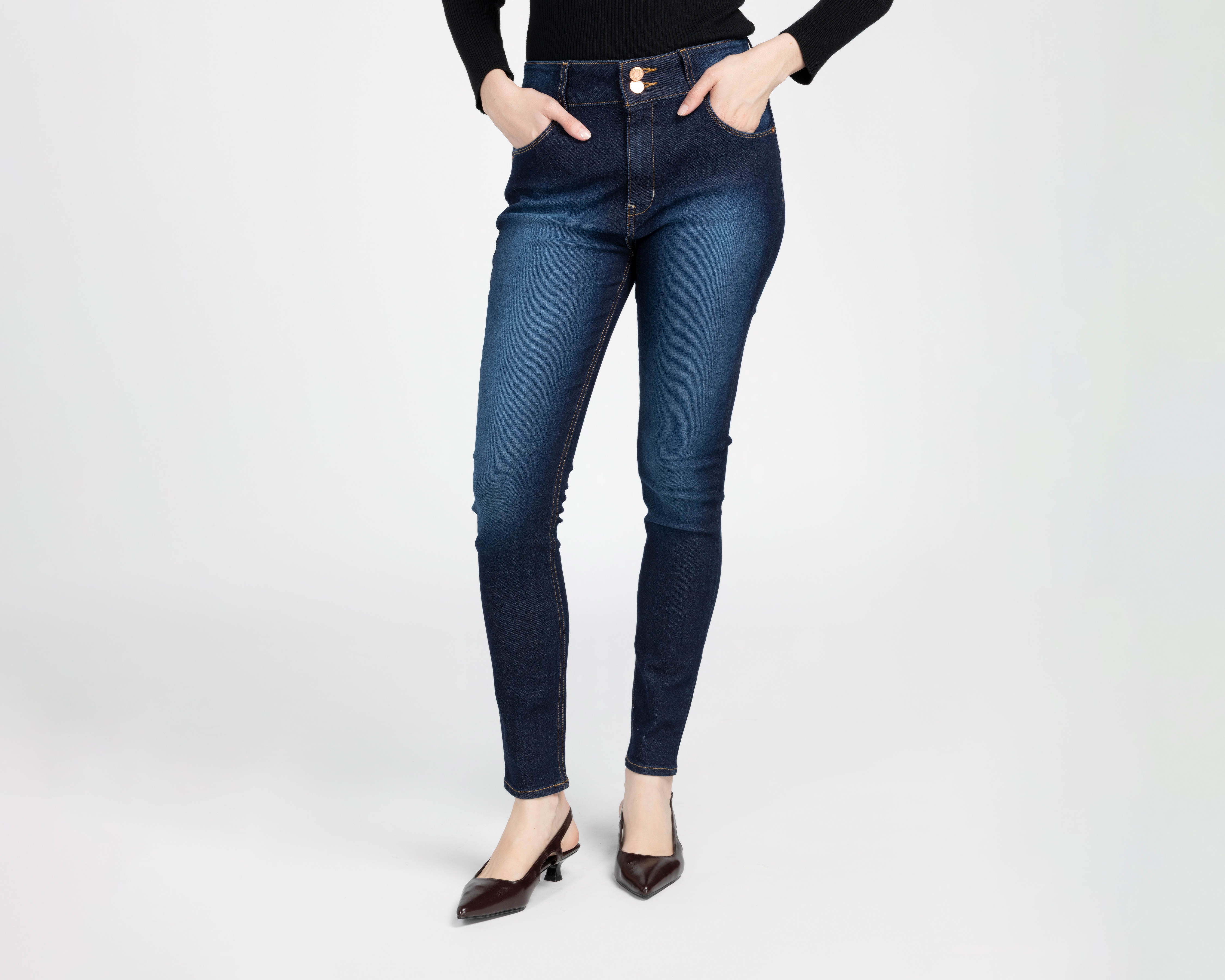 Foto 2 pulgar | Foto 1 | Jeans Super Skinny Oggi Katia Vintage para Mujer