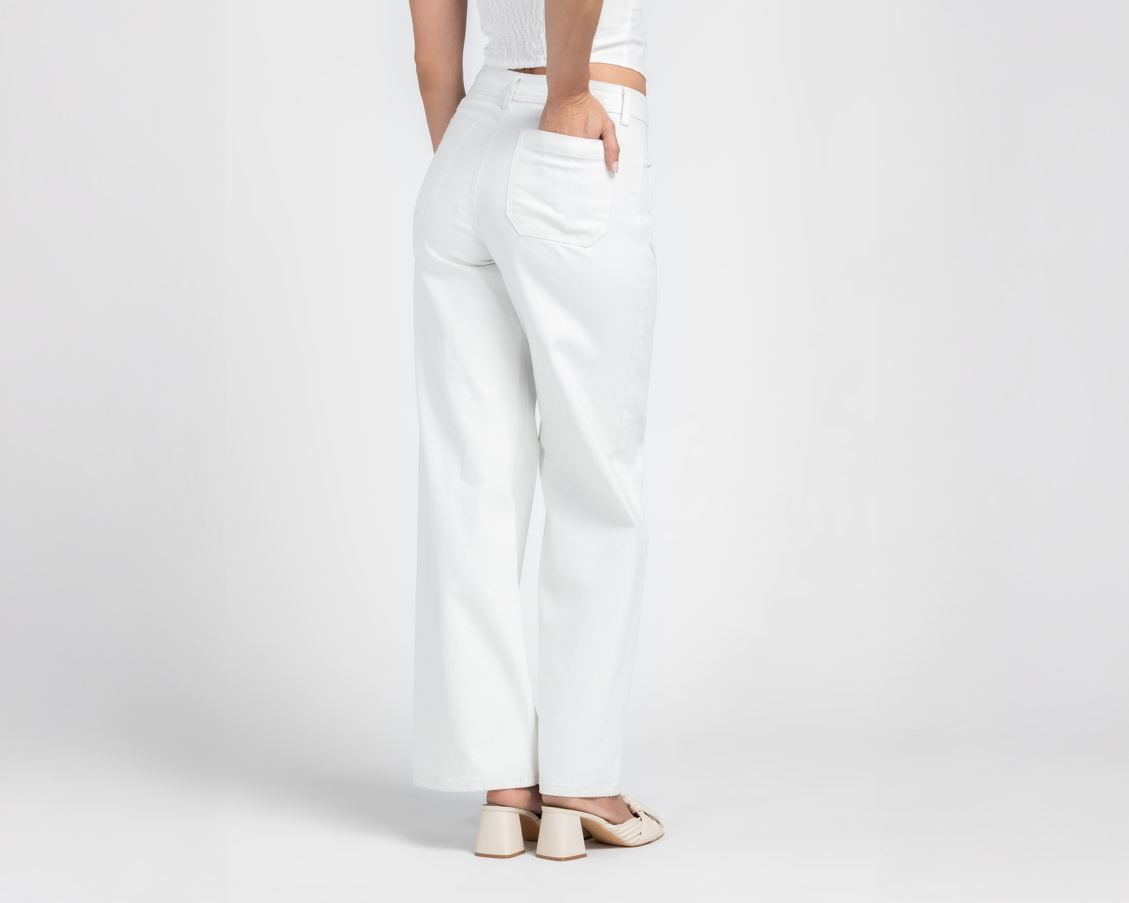 Foto 4 pulgar | Foto 3 | Jeans Wide Leg Sahara para Mujer