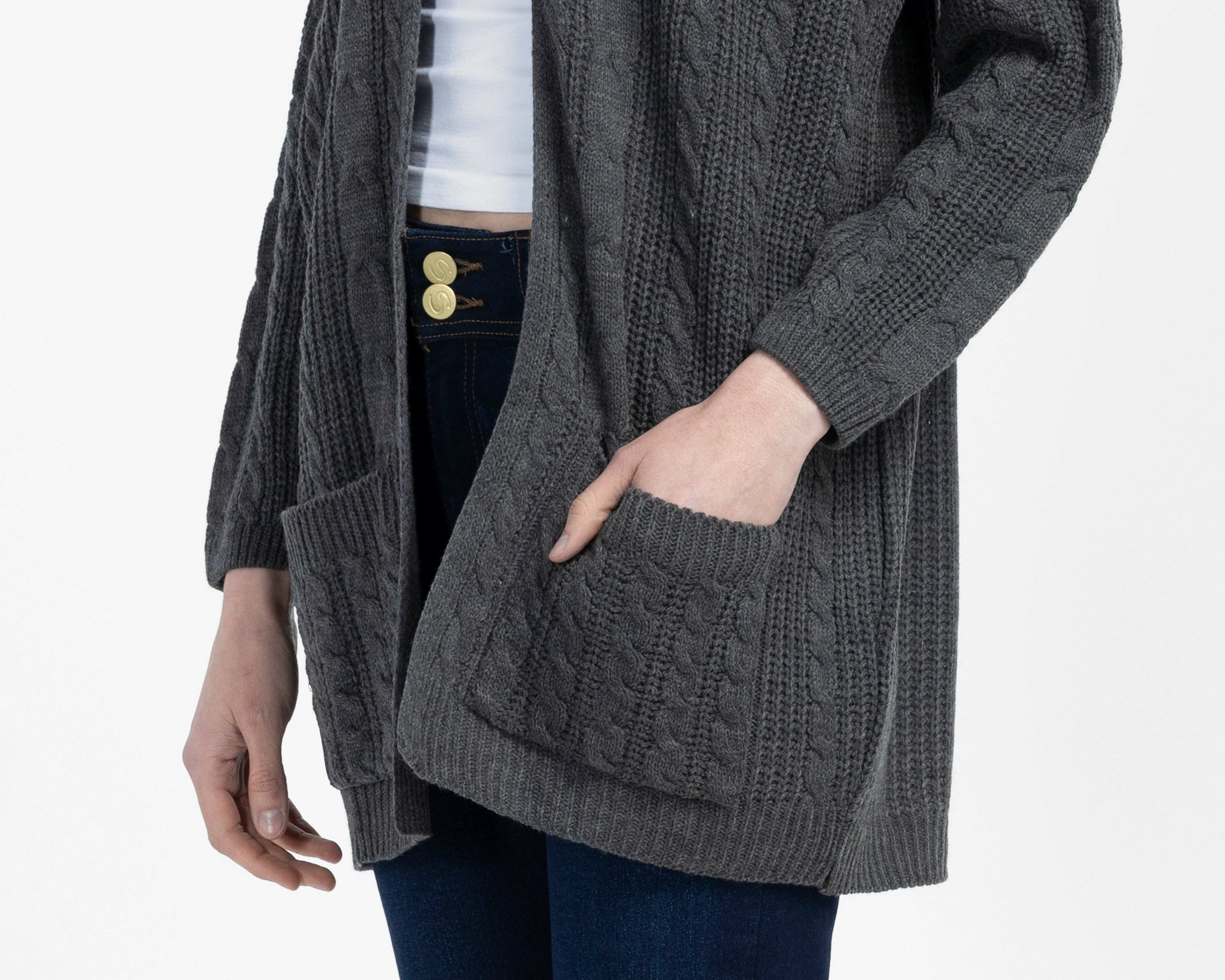 Foto 4 | Foto 4 | Suéter Gris Lady Sun para Mujer