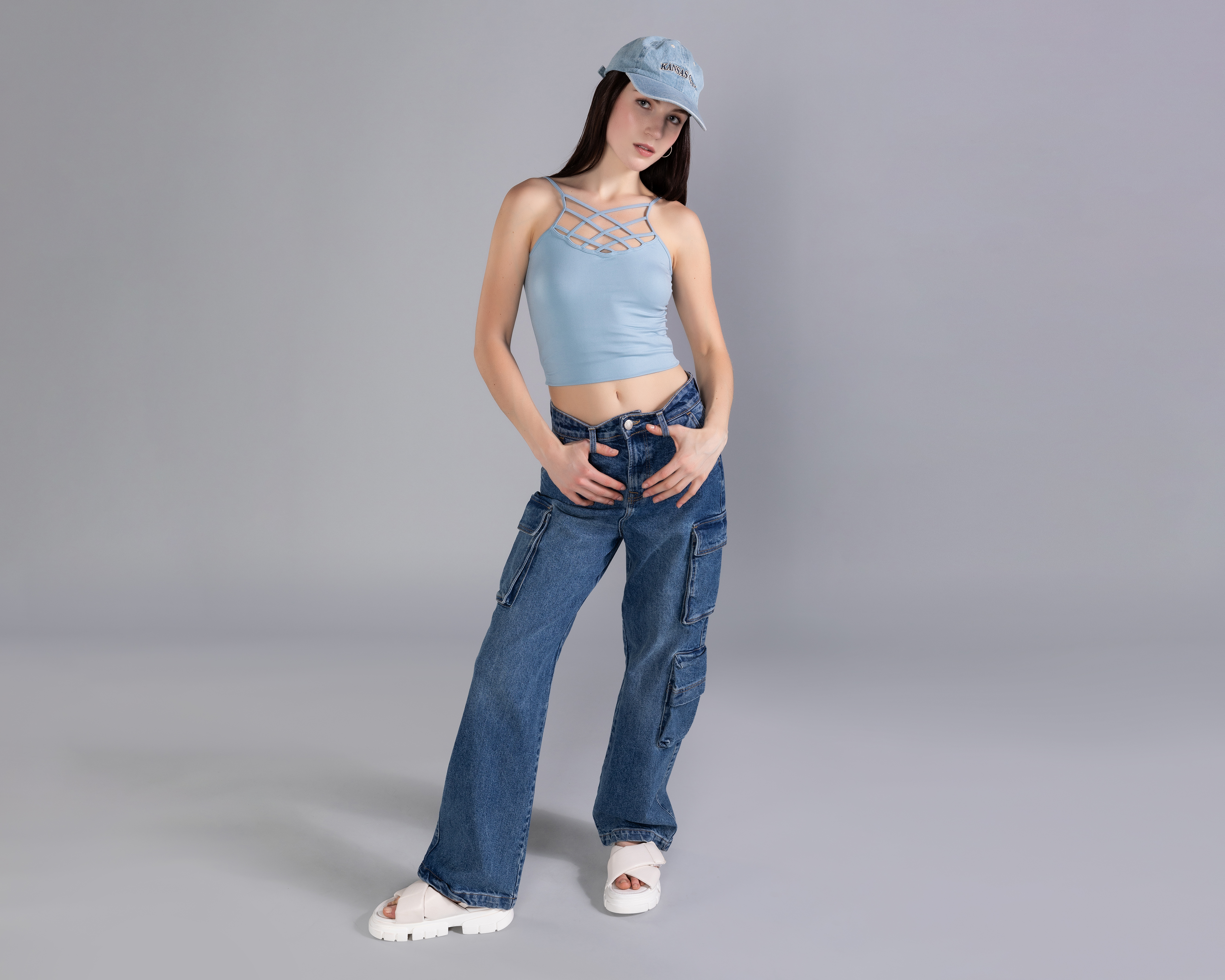 Blusa Strona sin Manga para Mujer