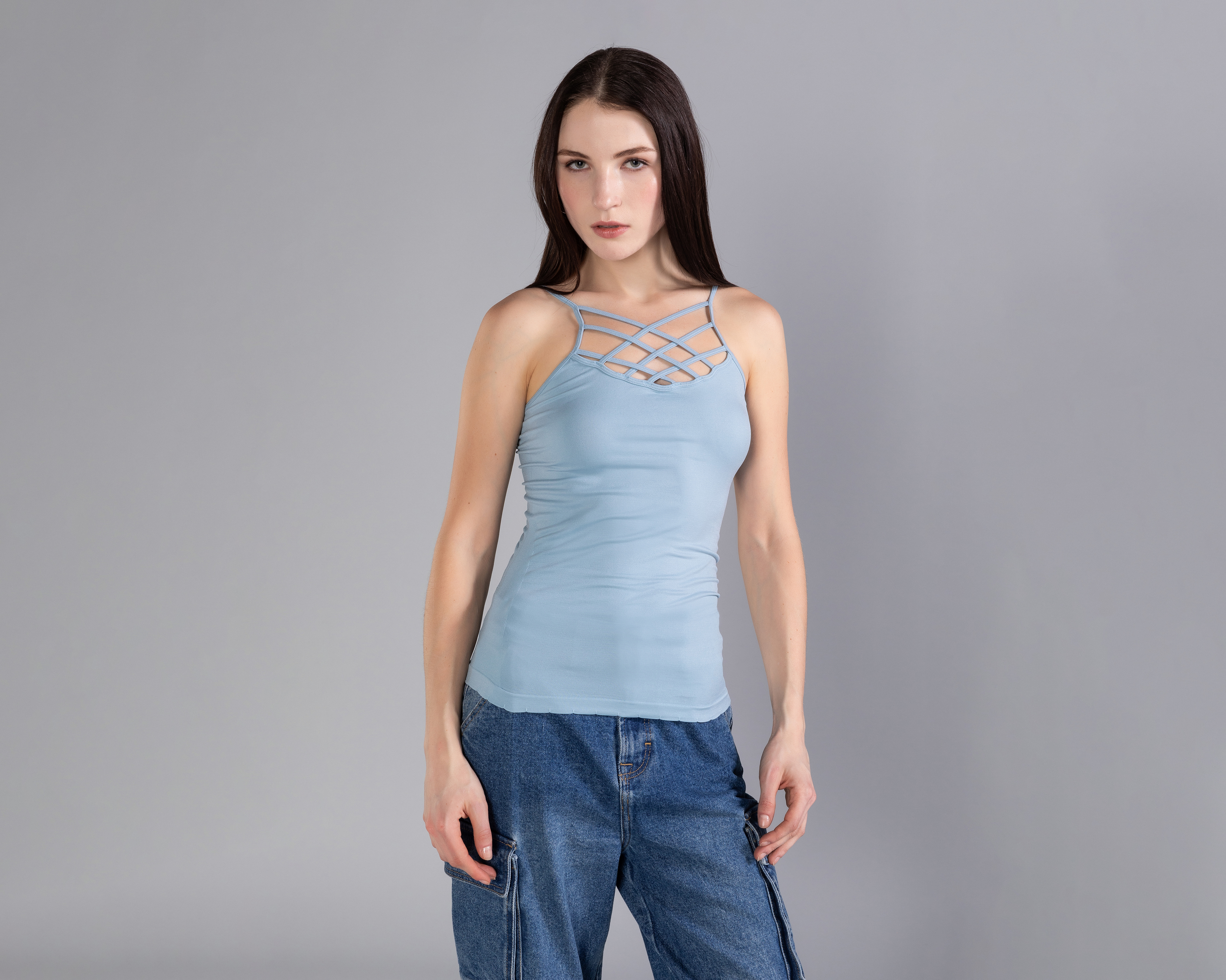 Foto 3 pulgar | Foto 2 | Blusa Strona sin Manga para Mujer