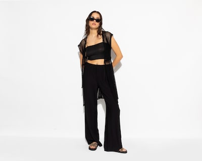 Foto 1 | Foto 1 | Pantalón Ancho Strona Negro para Mujer