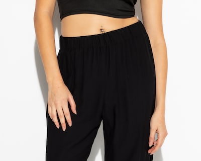 Foto 4 | Foto 4 | Pantalón Ancho Strona Negro para Mujer