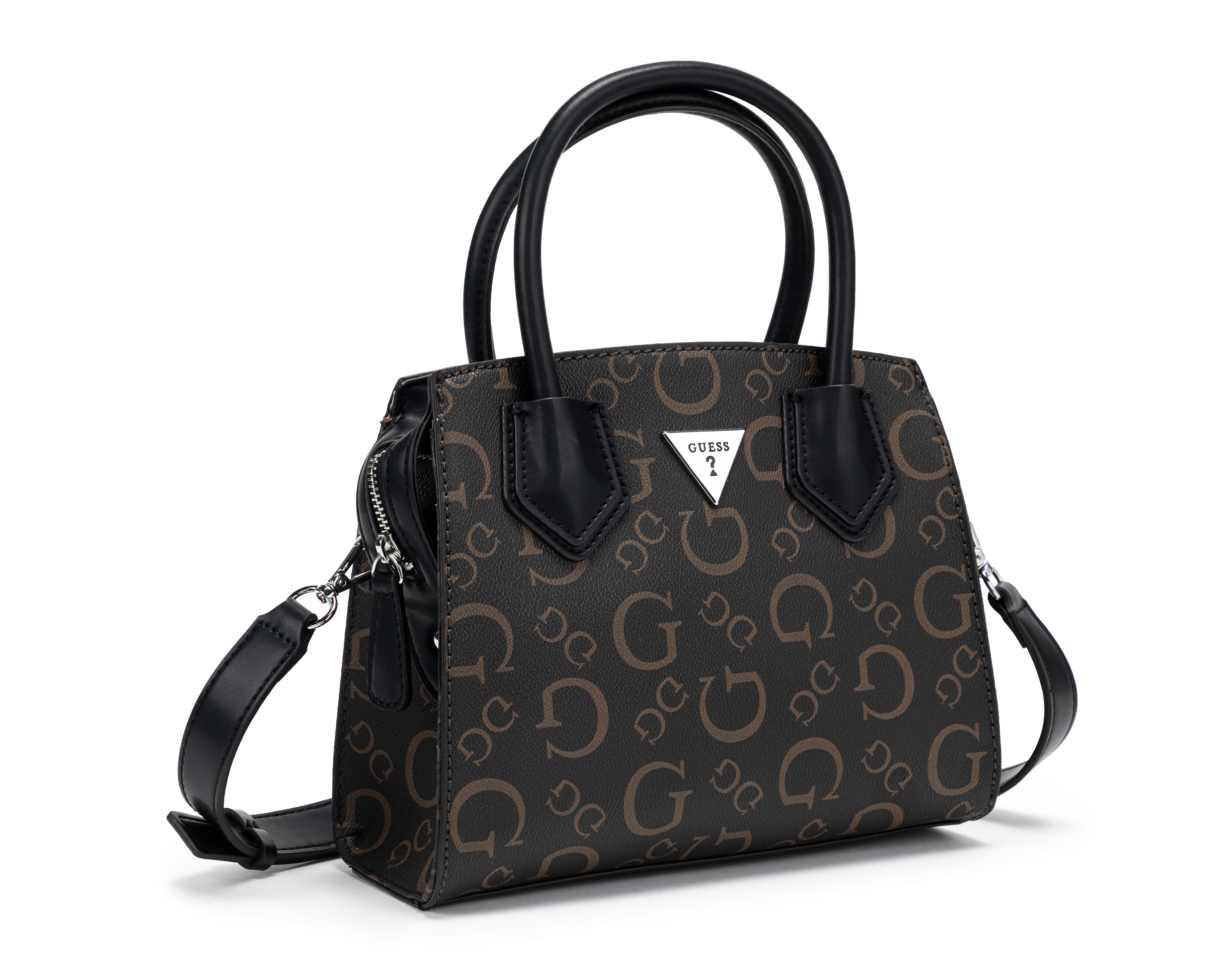 Foto 3 pulgar | Foto 2 | Bolsa de Mano Guess Dorval Satchel con Correa