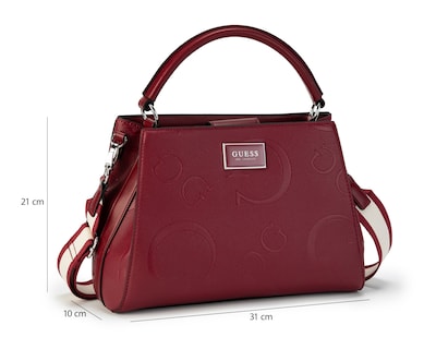 Foto 5 | Foto 5 | Bolsa de Mano Guess Jarson Satchel con Correa