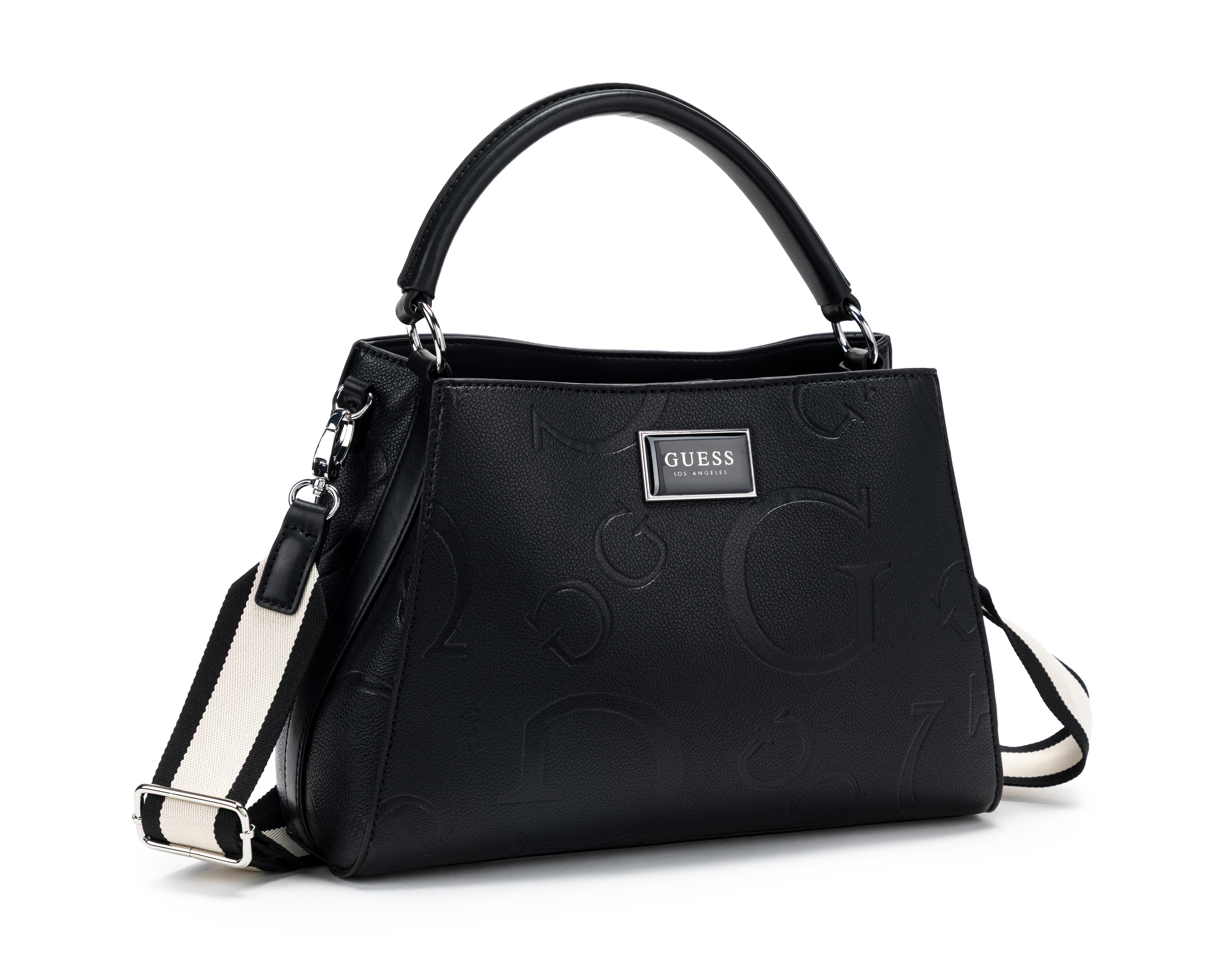 Foto 3 pulgar | Foto 2 | Bolsa de Mano Guess Jarson Satchel con Correa