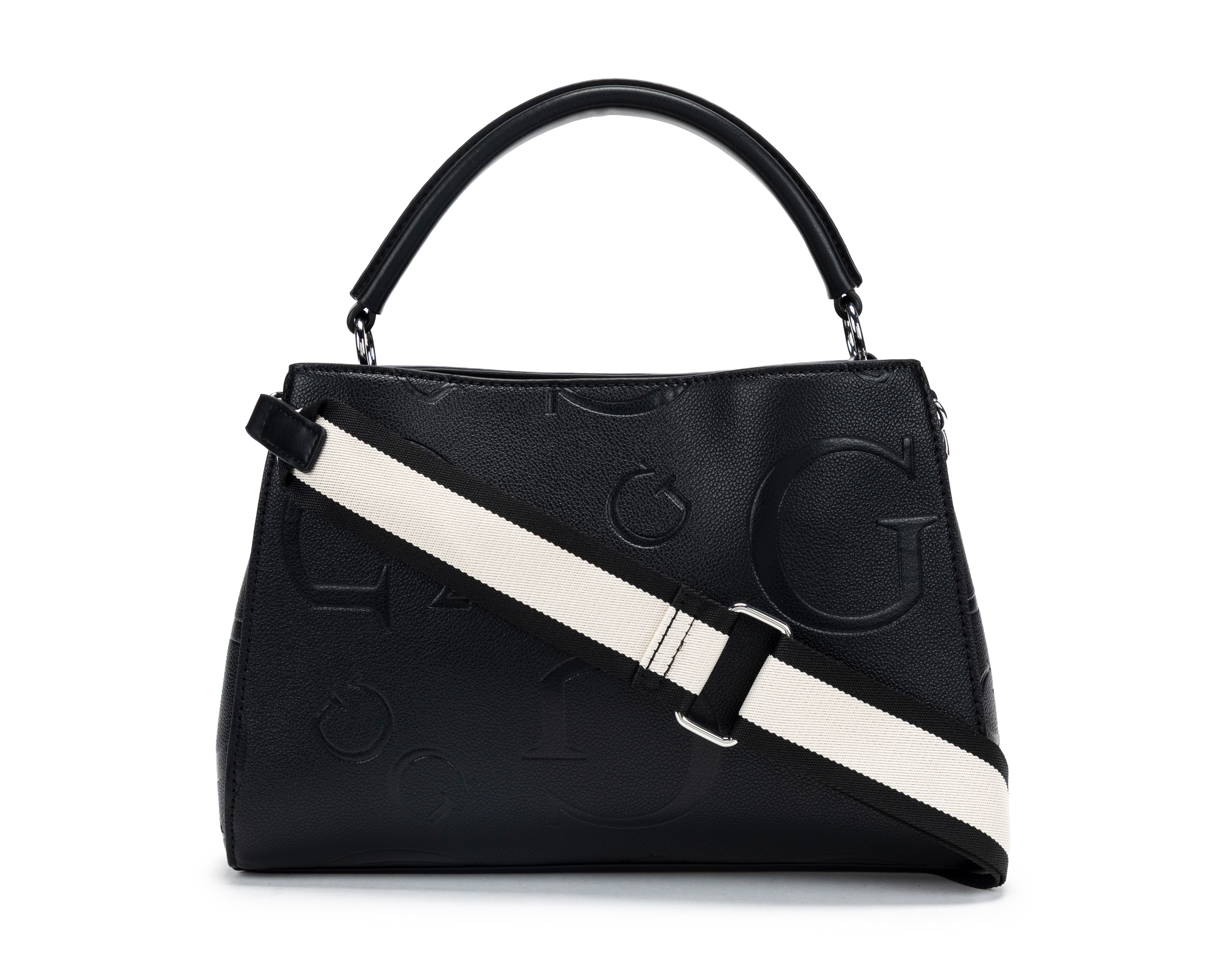 Foto 4 pulgar | Foto 3 | Bolsa de Mano Guess Jarson Satchel con Correa