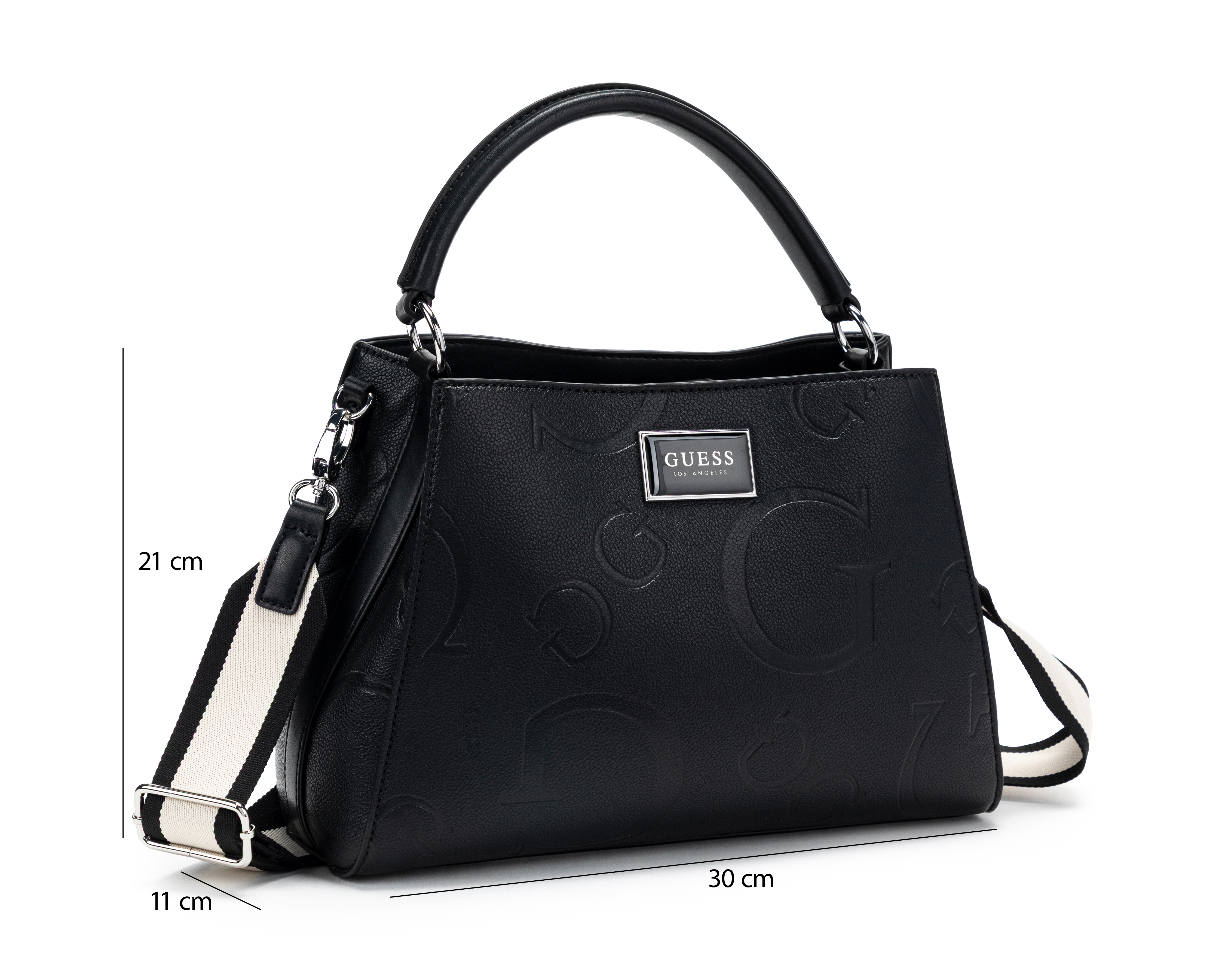 Foto 6 pulgar | Foto 5 | Bolsa de Mano Guess Jarson Satchel con Correa