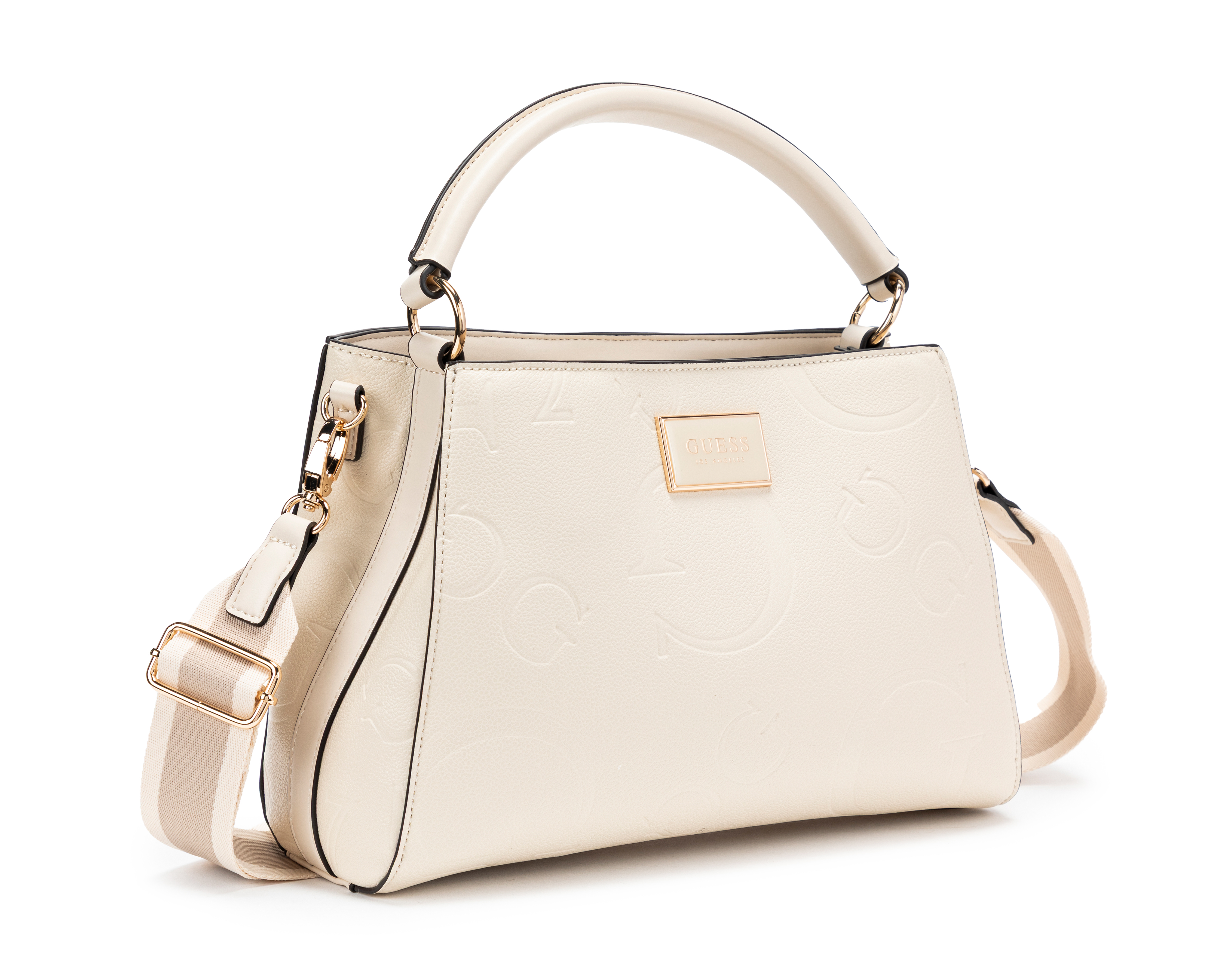 Foto 3 pulgar | Foto 2 | Bolsa de Mano Guess Jarson Satchel con Correa