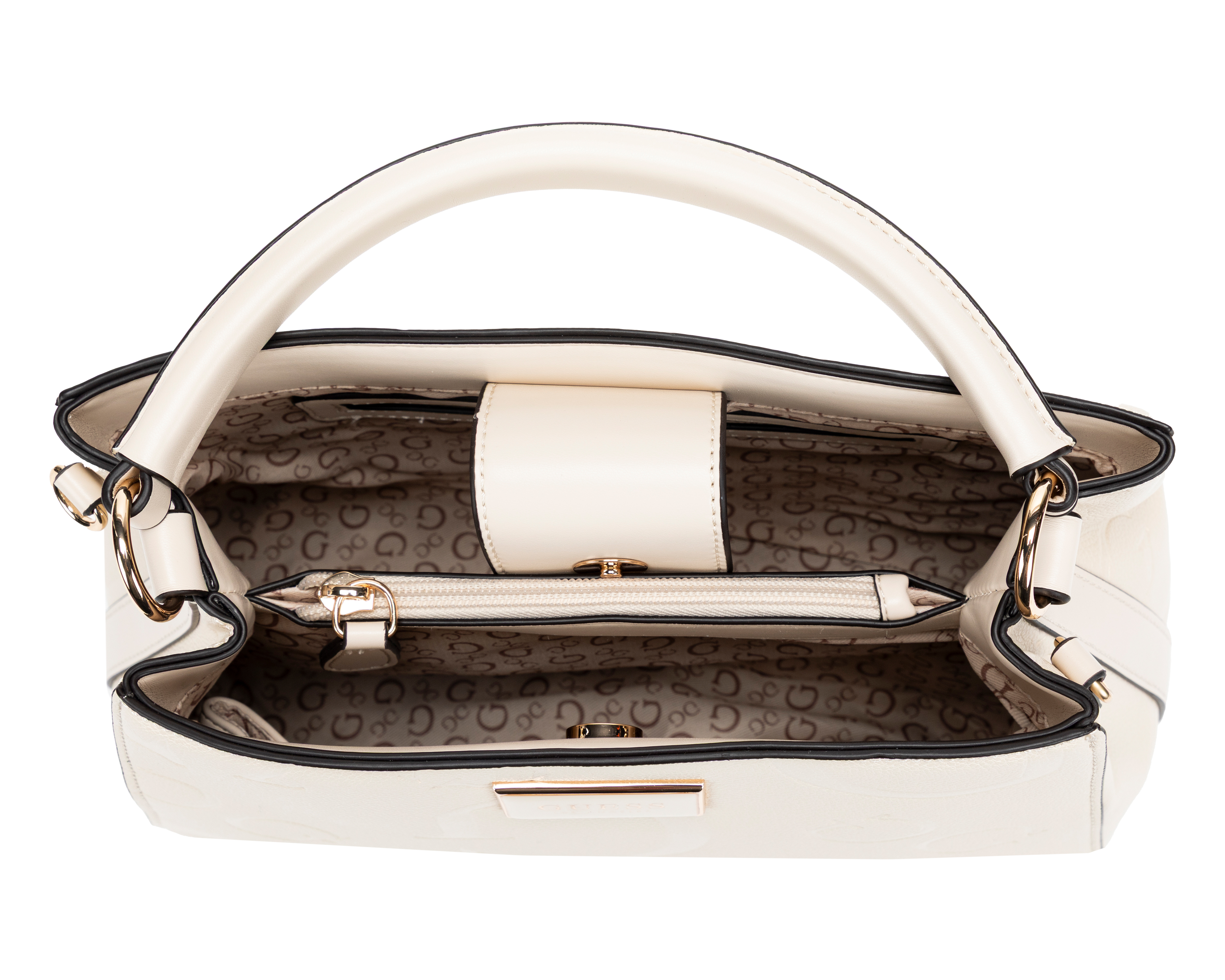 Foto 5 pulgar | Foto 4 | Bolsa de Mano Guess Jarson Satchel con Correa