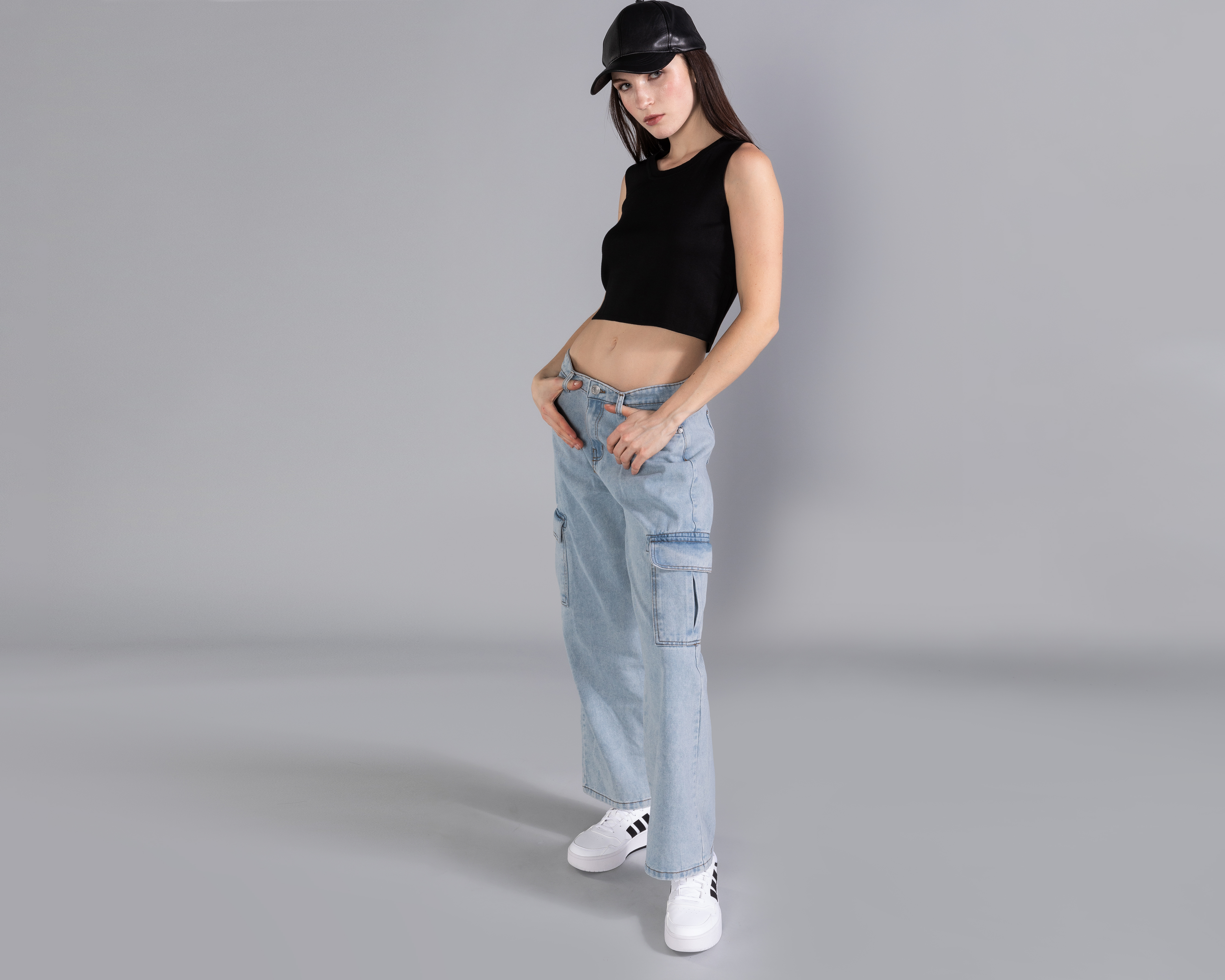 Playera sin Manga Punto Fino Strona para Mujer