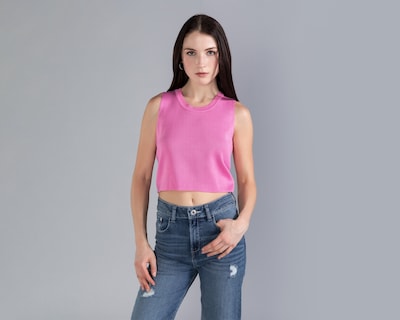 Foto 2 | Foto 2 | Playera sin Manga Punto Fino Strona para Mujer